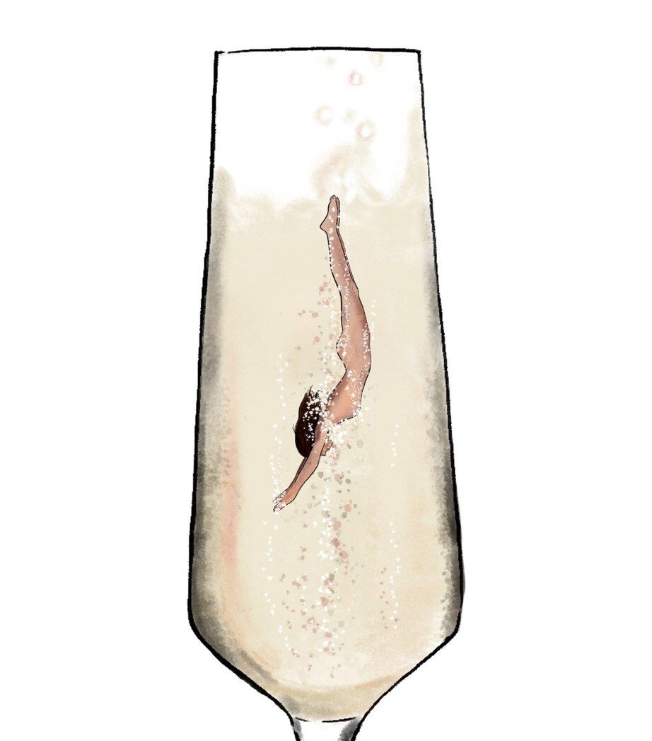 Make A Splash Champagne A3 Print MULTI Image 3