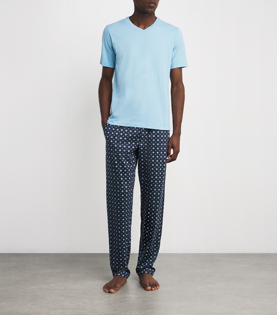 Cotton Night & Day Trousers 3003 REGATT TIE PRNT Image 2
