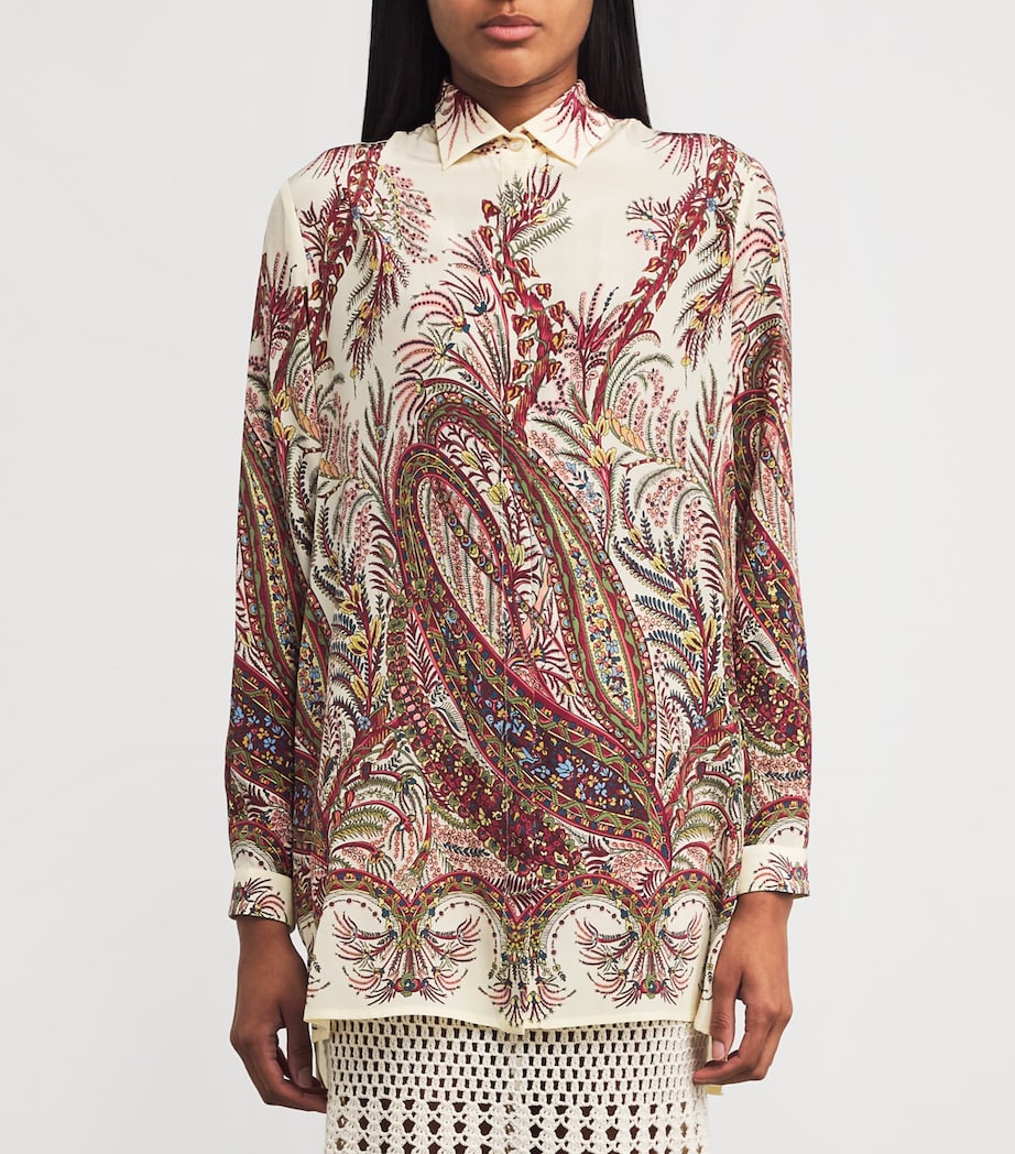 Silk Paisley Shirt X0801 Image 3