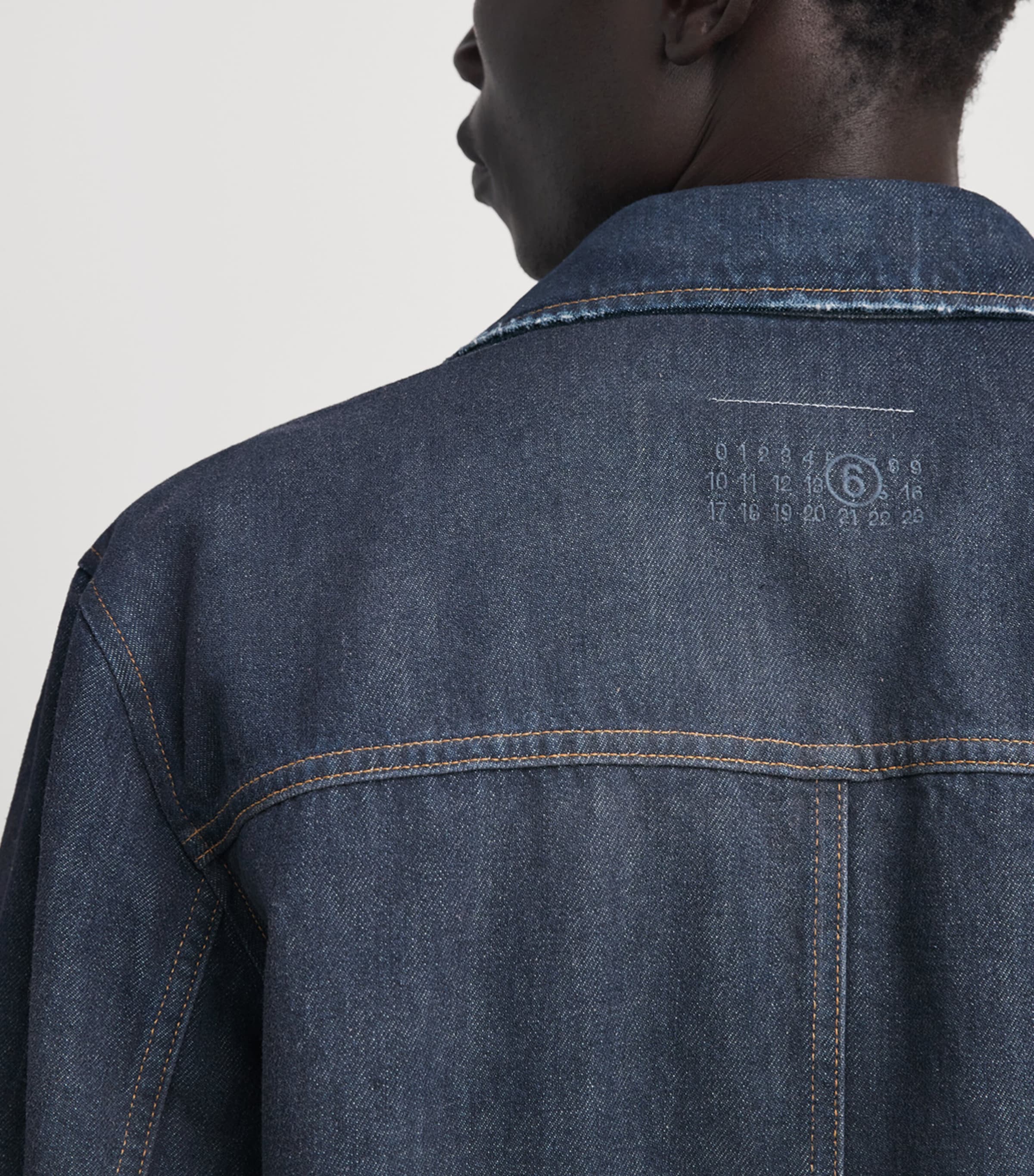 MM6 Maison Margiela Mens Denim Overshirt Blue Image 3