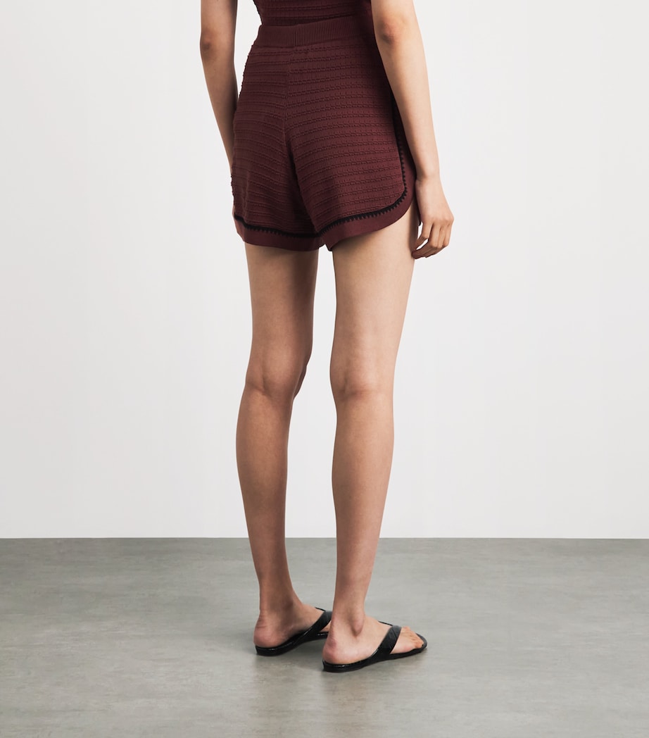 Varley Womens Cotton Knit Morden Shorts Ironwood Image 5