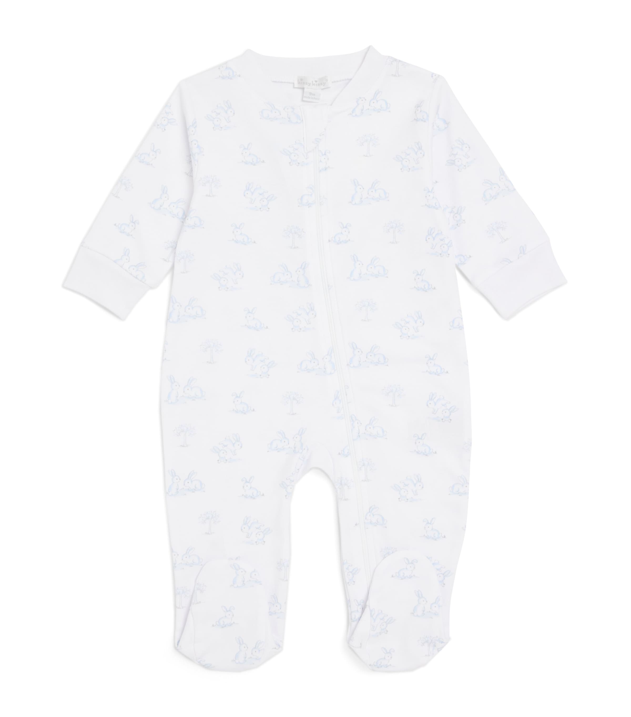 Kissy Kissy Spring Bunny All-In-One (9 Months) Blue Image 1