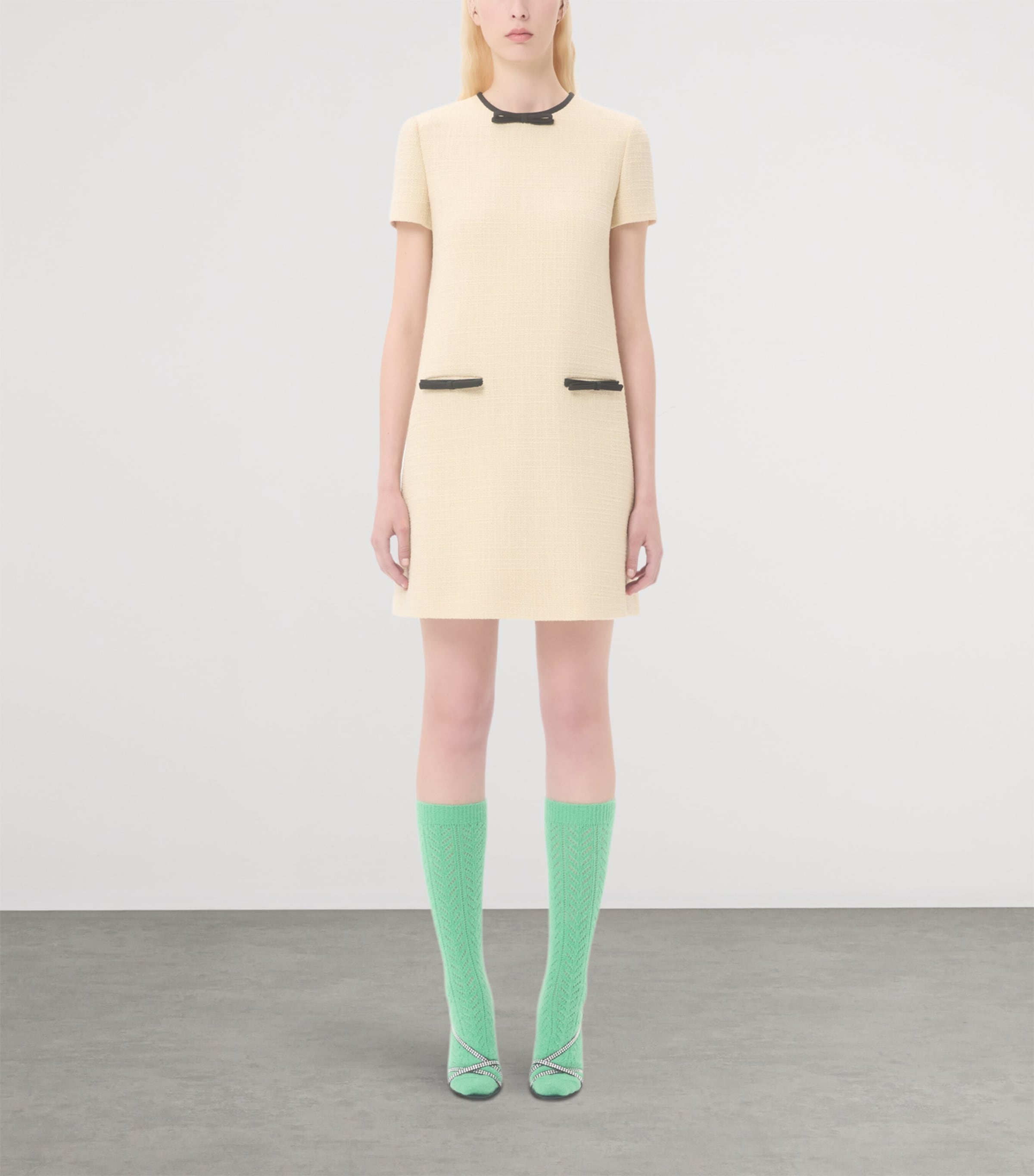 Wool-Blend Mini Dress DNG Image 4