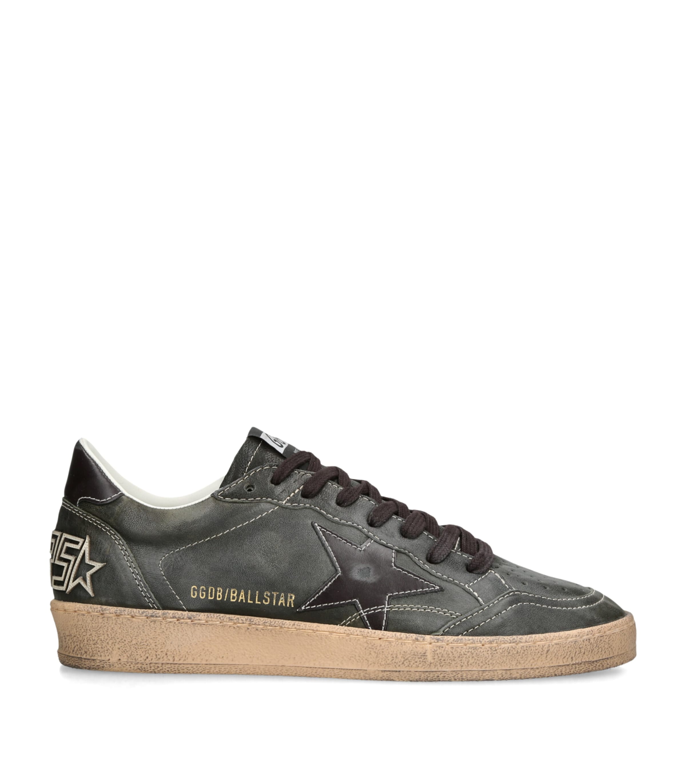 Golden Goose Nappa Leather Ball Star Sneakers Blk/other Image 1