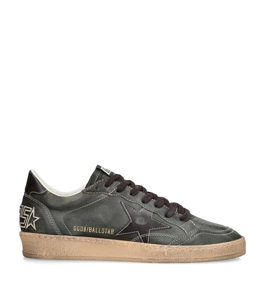 Golden Goose Nappa Leather Ball Star Sneakers Blk/other Image 1