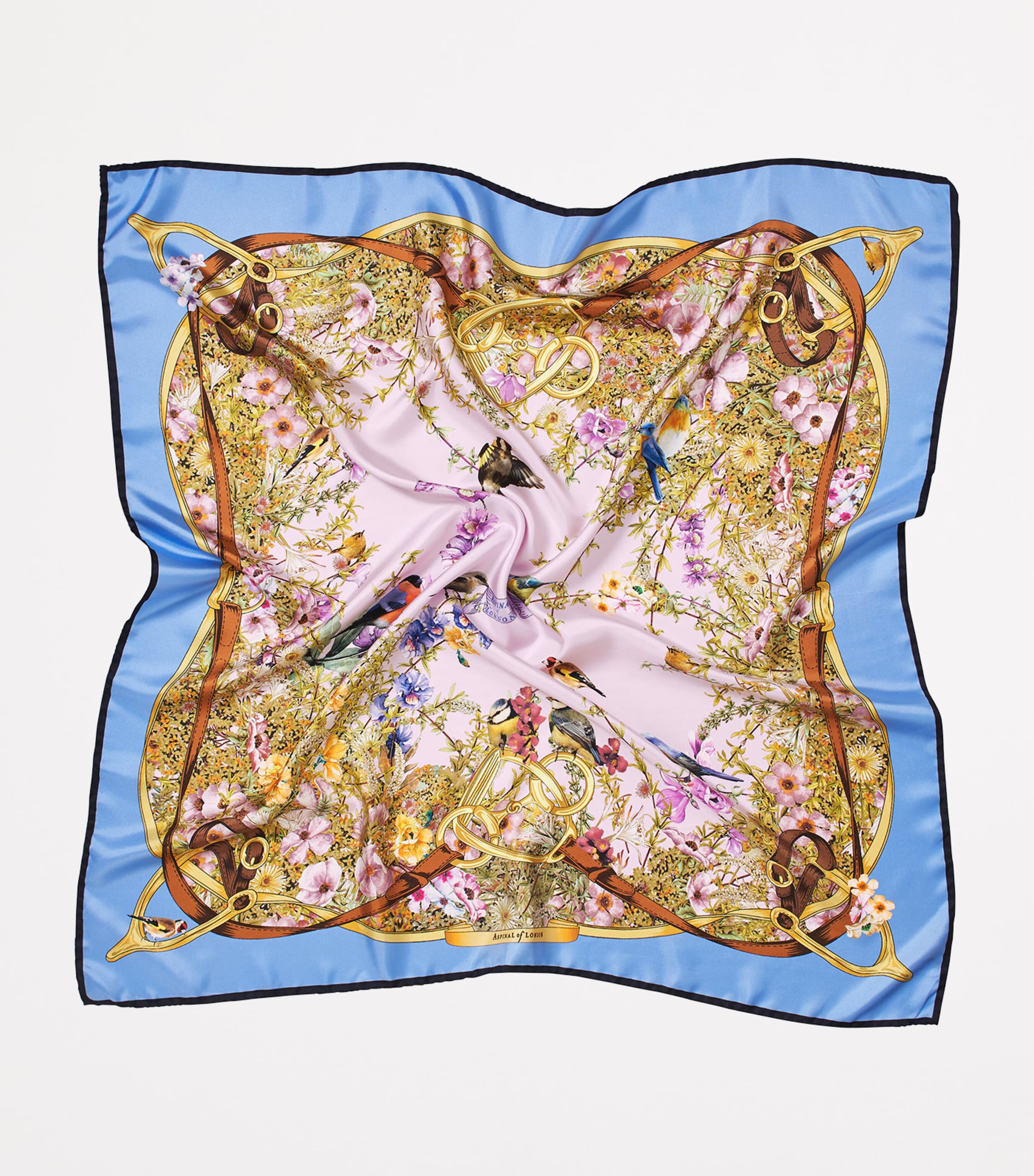 Silk Edwardian Garden Scarf MULTI Image 3