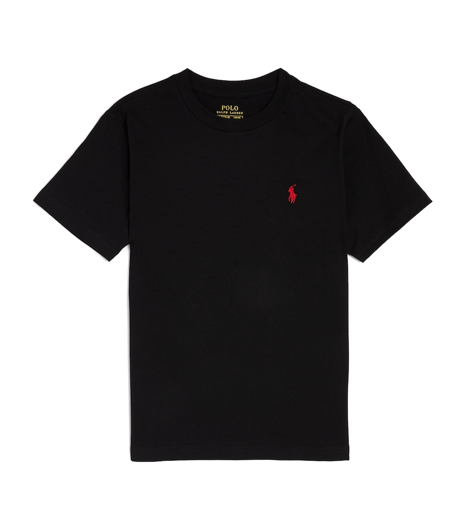 Polo Pony T-Shirt (10-14 Years) RL BLACK Image 1