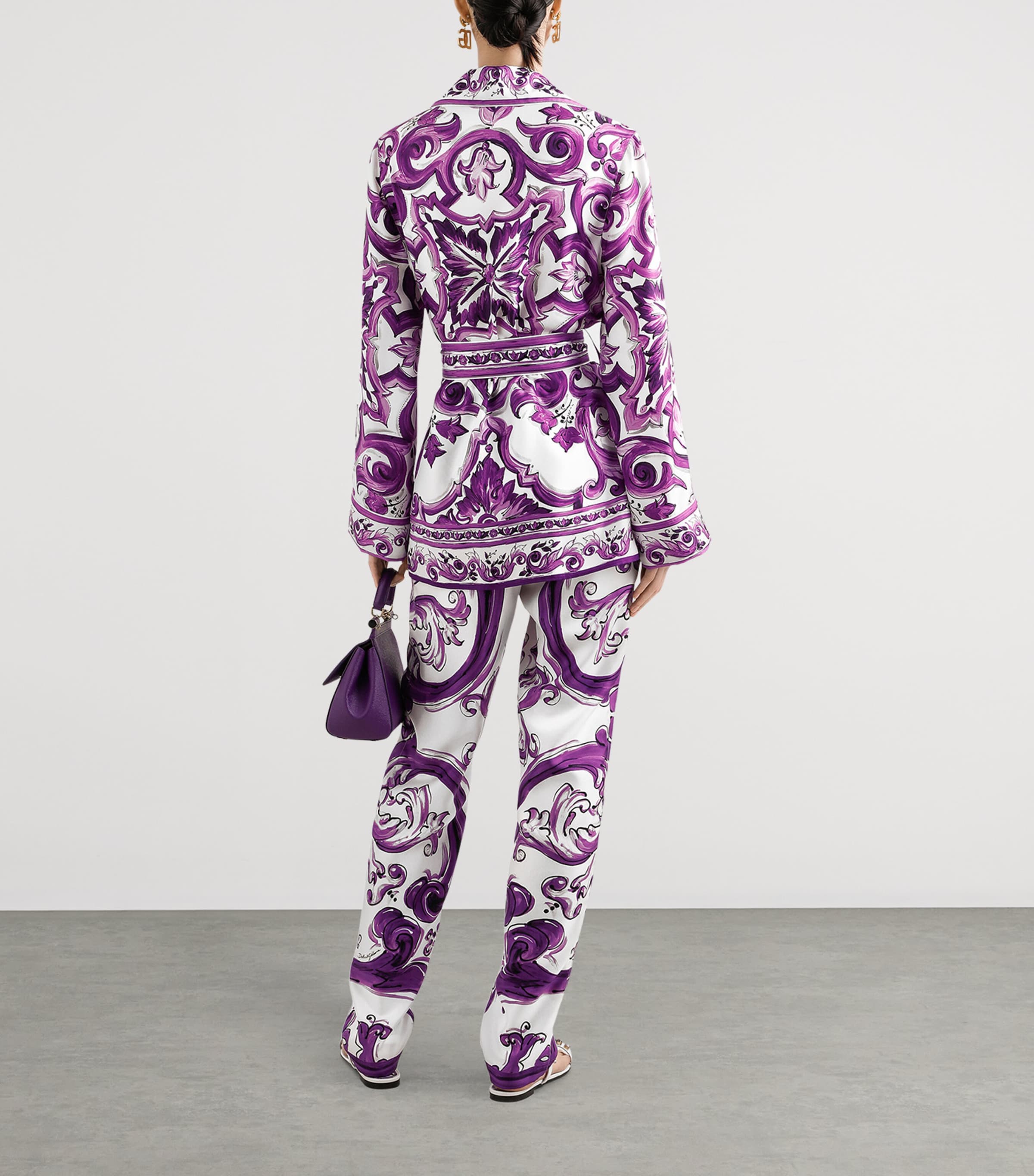 Silk Printed Shirt MIX MAIOLICA Image 3