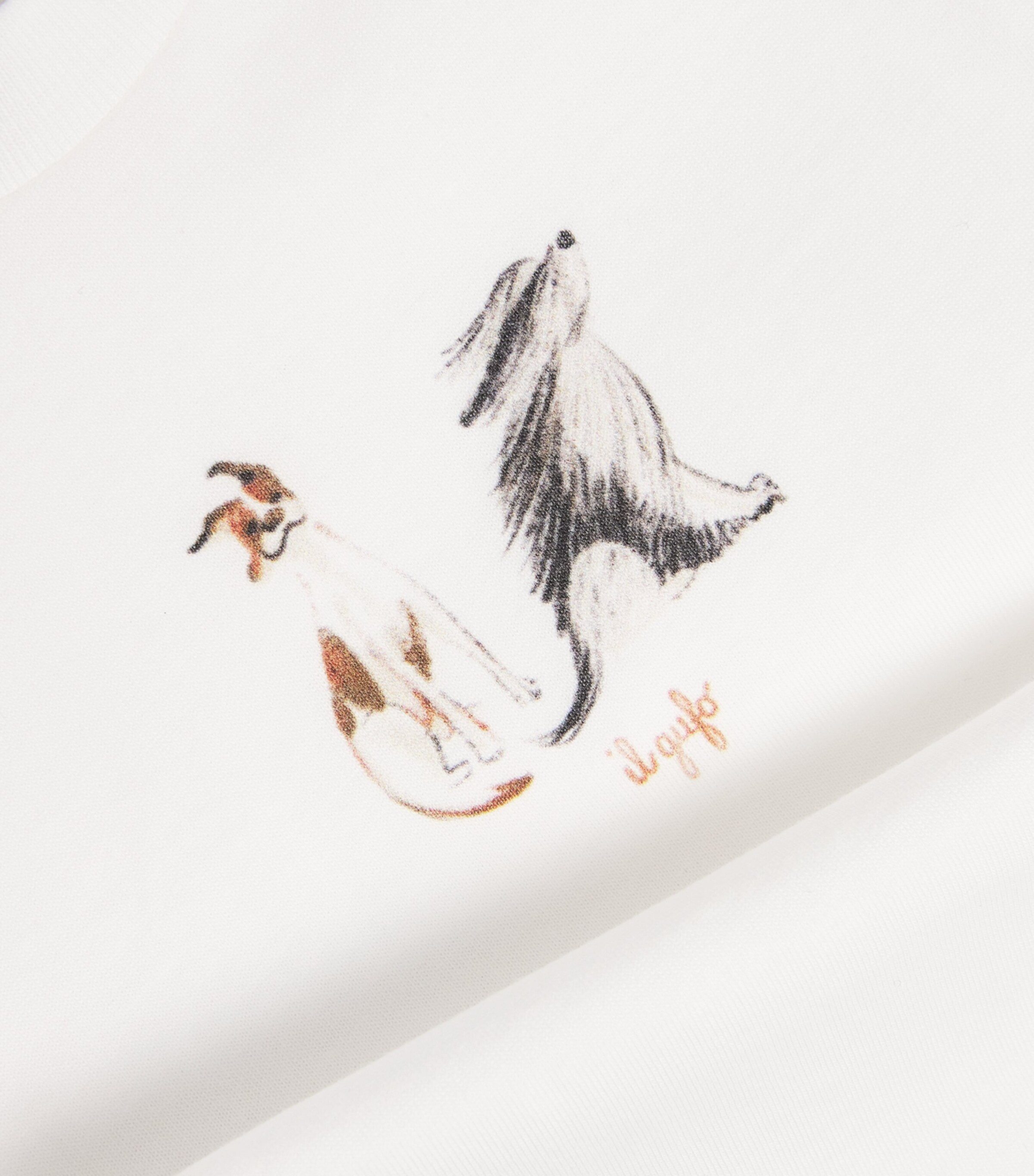 Il Gufo Cotton Dog Print T-Shirt (6-36 Months) Image 3