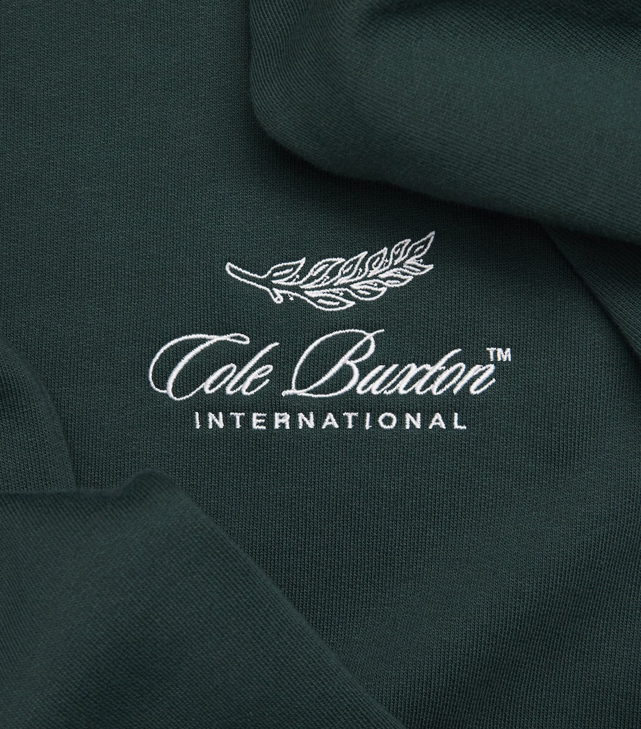 Cotton Logo Sweatshirt FOREST GREEN 610 Image 5