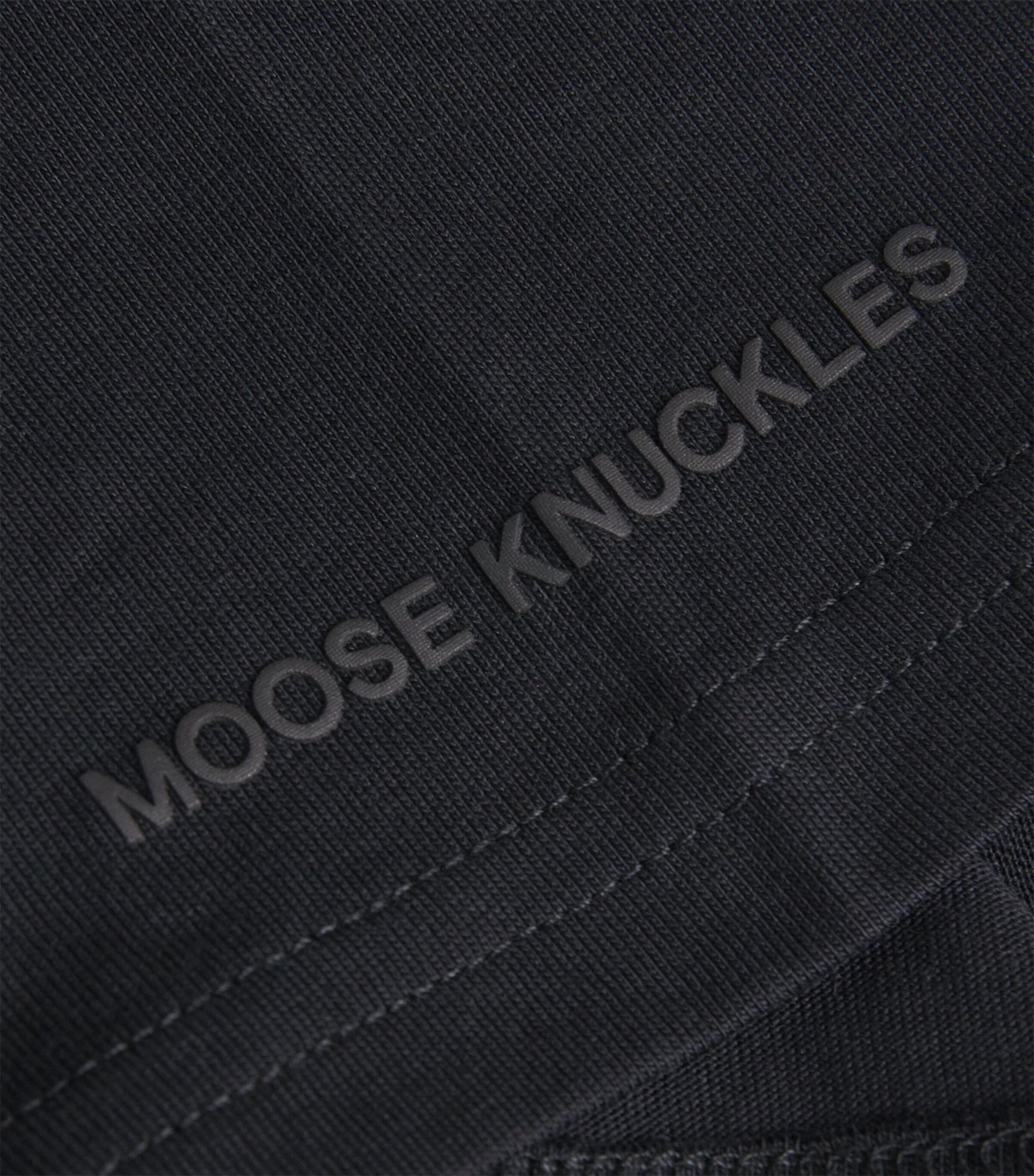 Pima Cotton Crescent T-Shirt BLACK - 292 Image 5