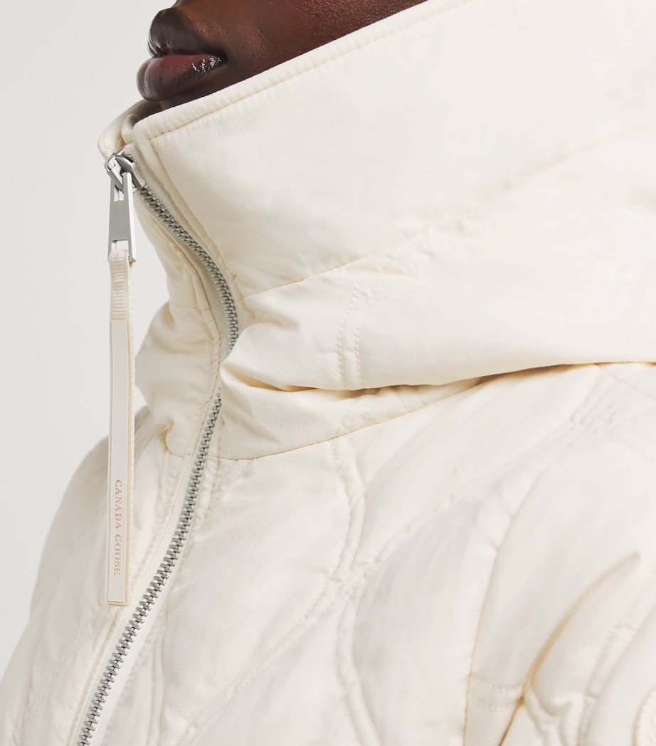 Quilted Alessia Coat LINEN Image 6