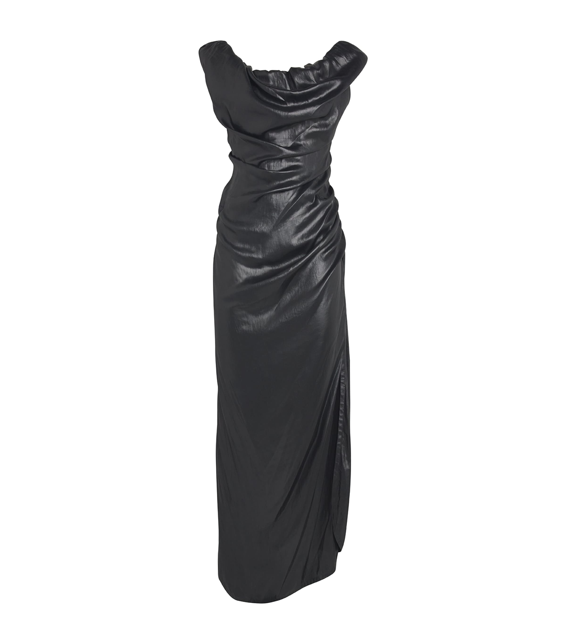 Vivienne Westwood Ginnie Pencil Maxi Dress In Black