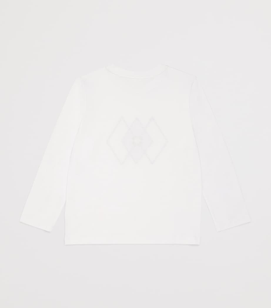 Cotton Diamond 4G Logo T-Shirt (4-12+ Years) WHITE Image 2