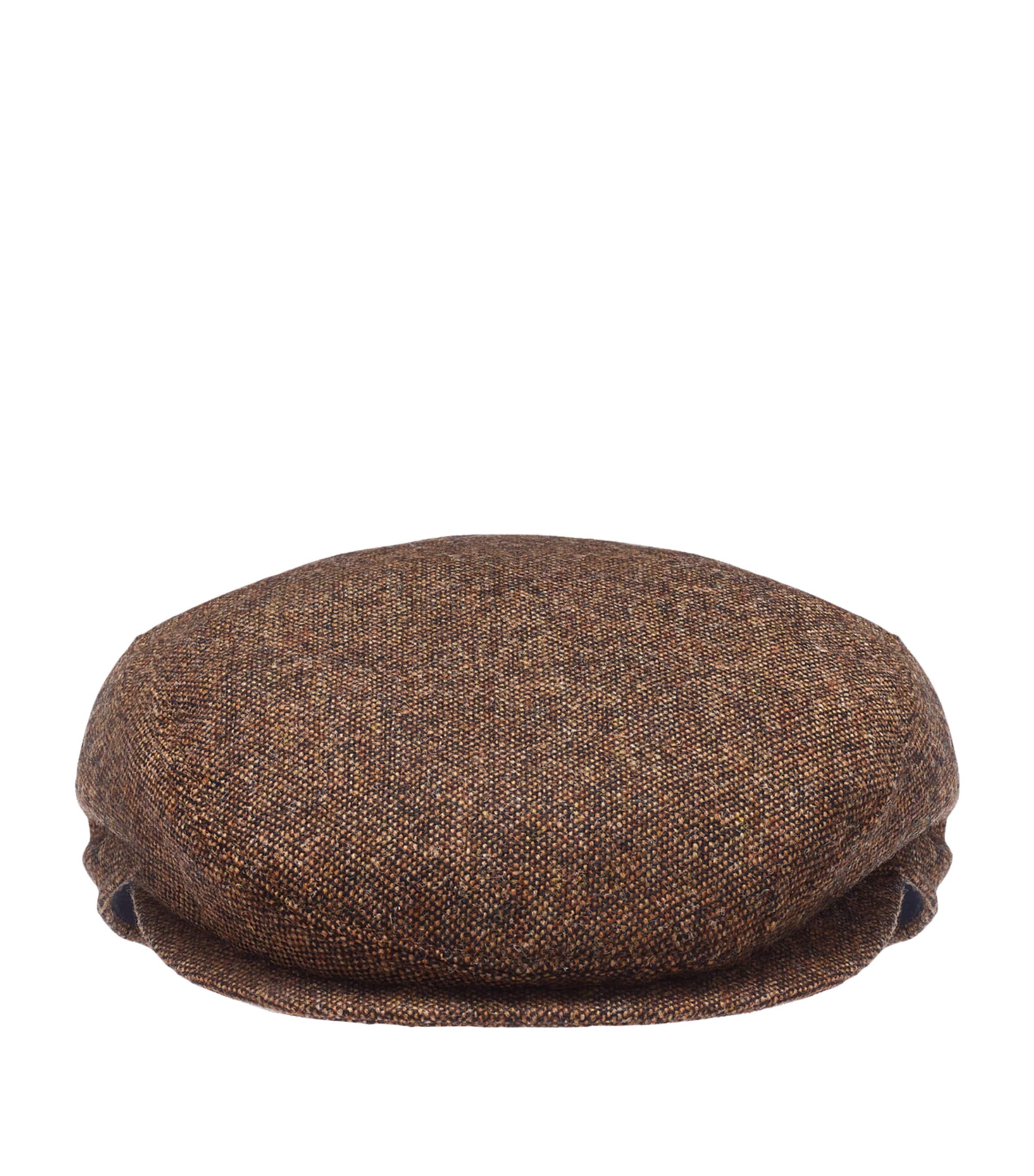 Wool Tweed Slim Cap BROWN Image 1