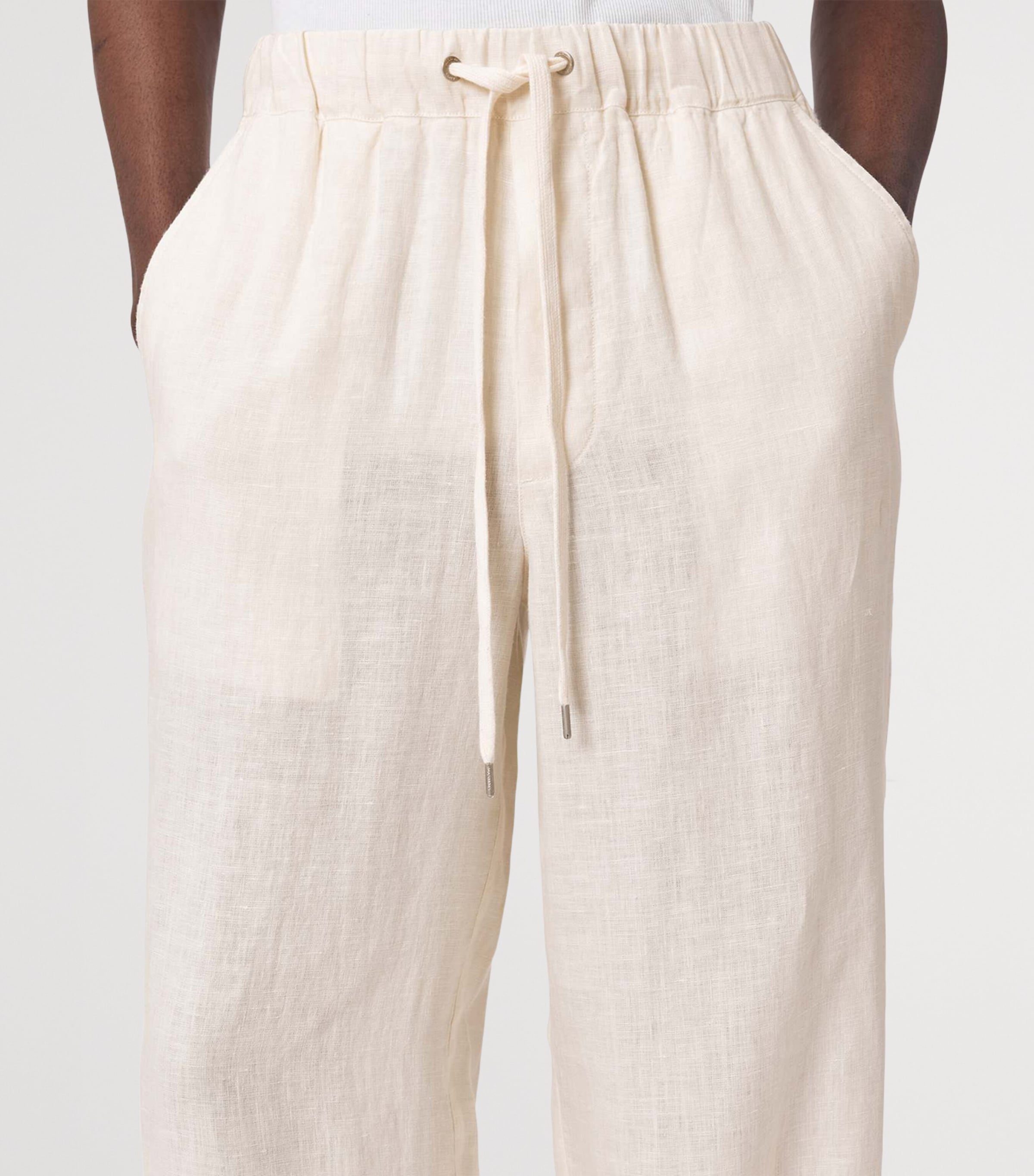Linen Sharp Trousers COTTAGE WHITE Image 5