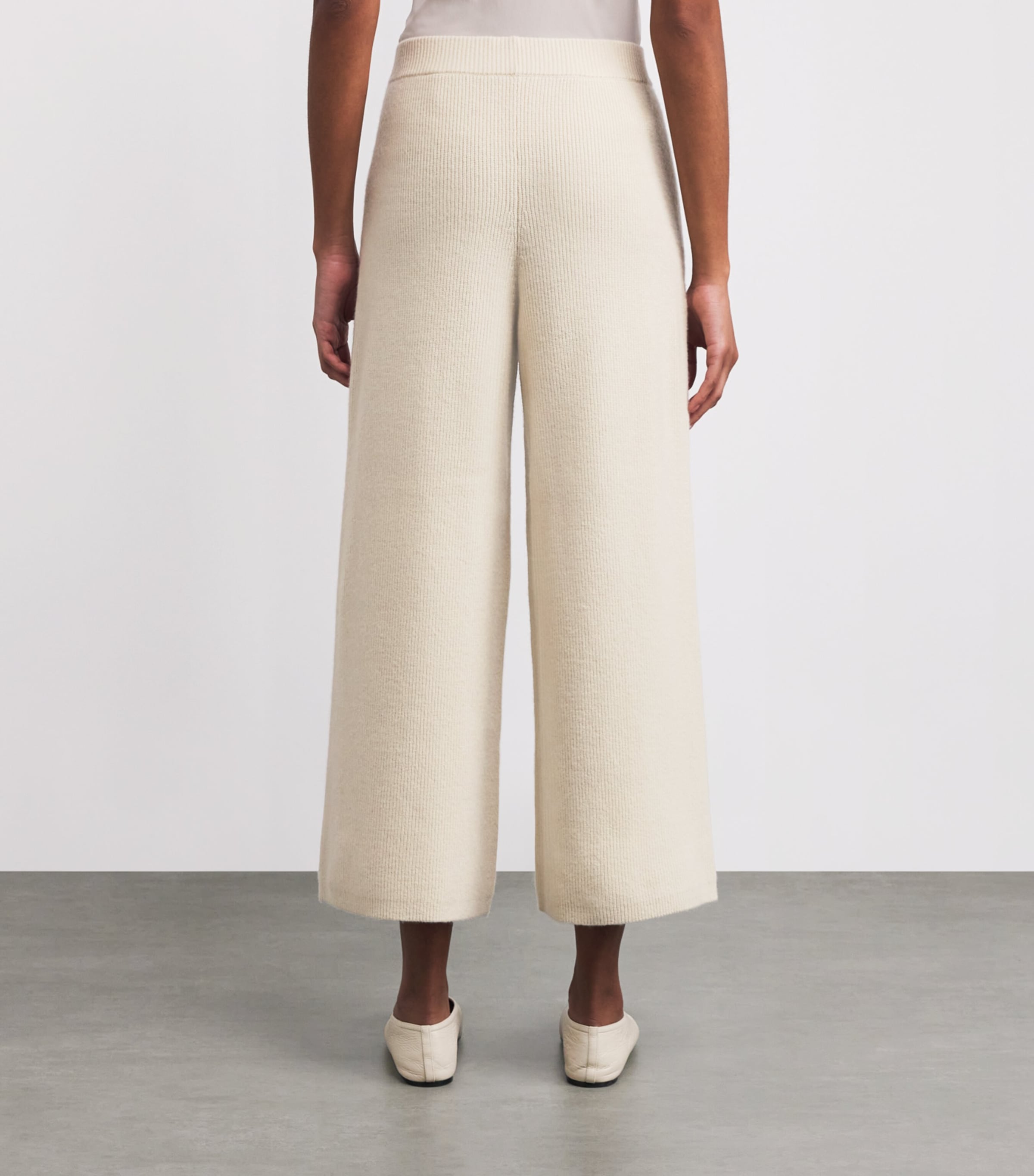 Wool-Blend Culotte Trousers AFFOGATO Image 4