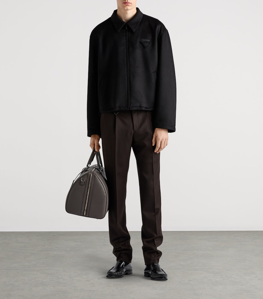 Wool-Mohair-Cashmere Shirt Jacket F0002 Image 2