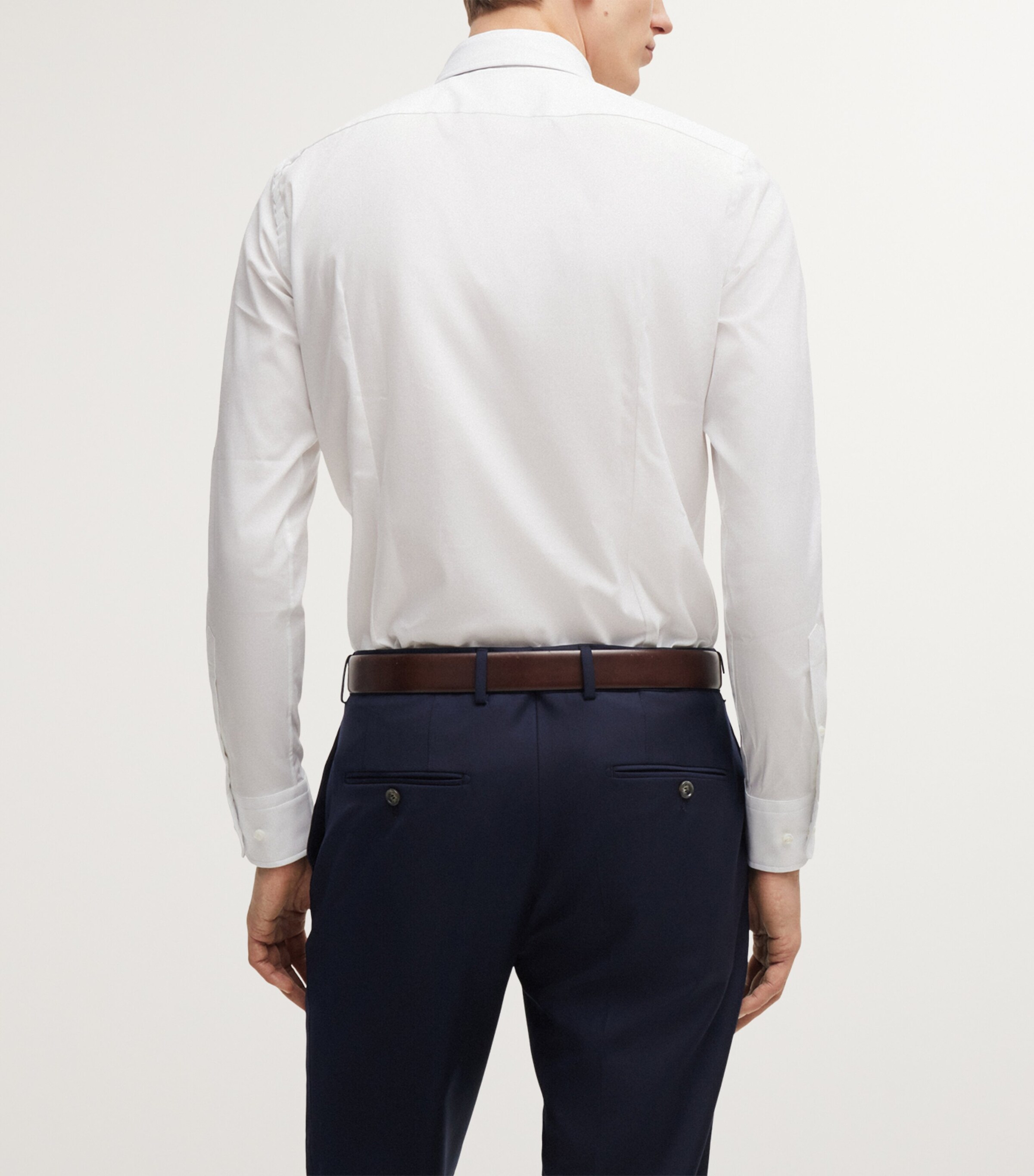 Stretch-Cotton Slim Shirt 100 Image 4