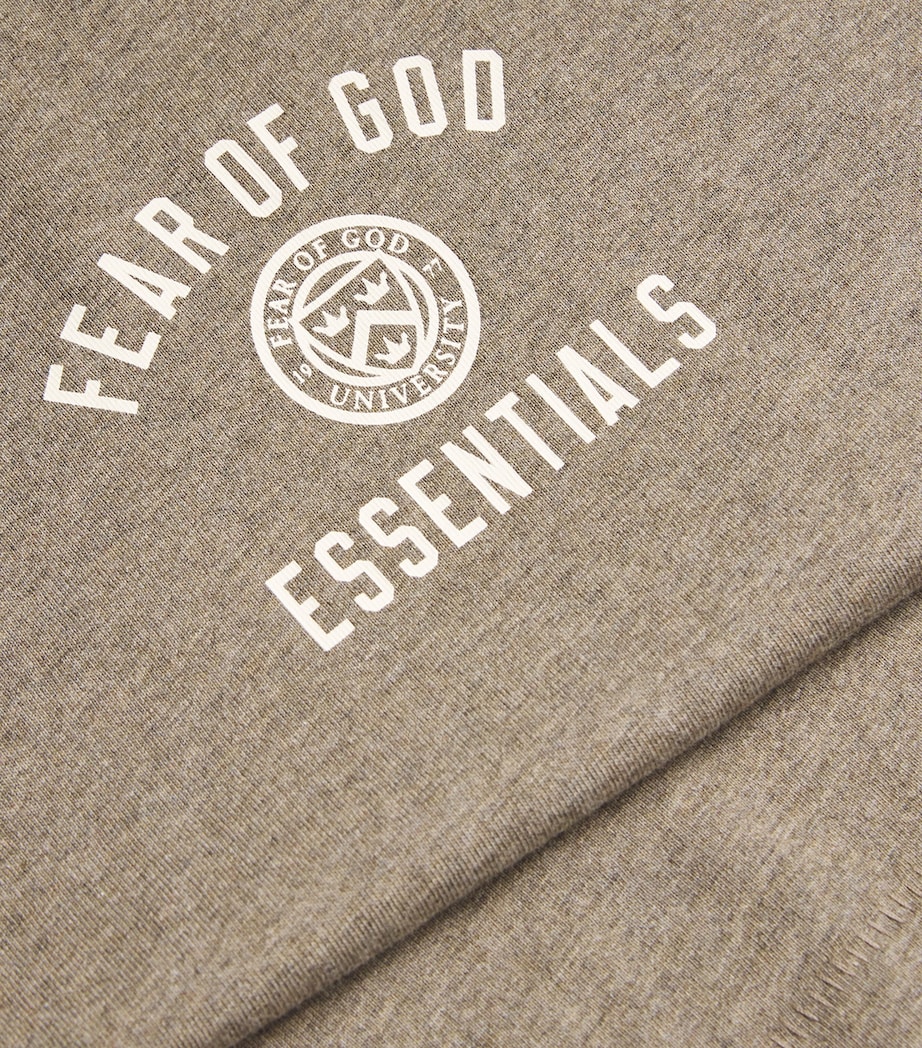 University Crest Logo T-Shirt HEATHER GRAY Image 5