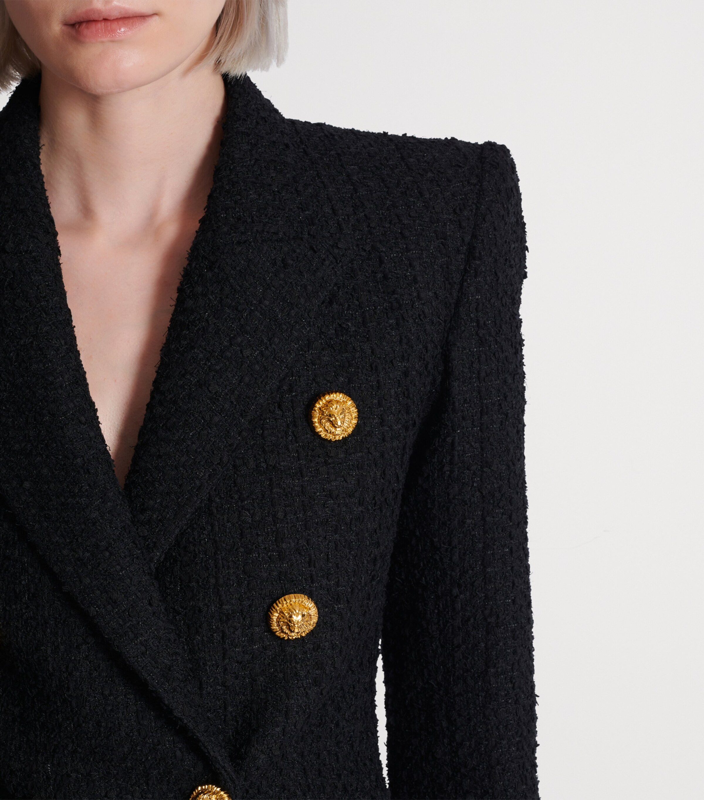 Tweed Tailored Jacket 0PA NOIR Image 8