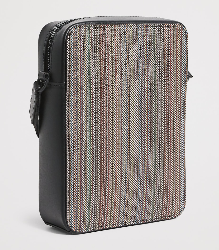 Coated Canvas Signature Stripe Cross-Body Bag PRINTED Image 3