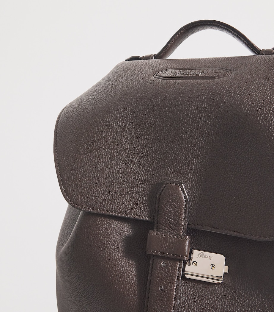 Grained Leather Backpack 2110 Image 4