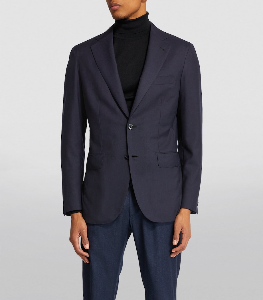 Wool-Silk Plume Blazer 4000 Image 3