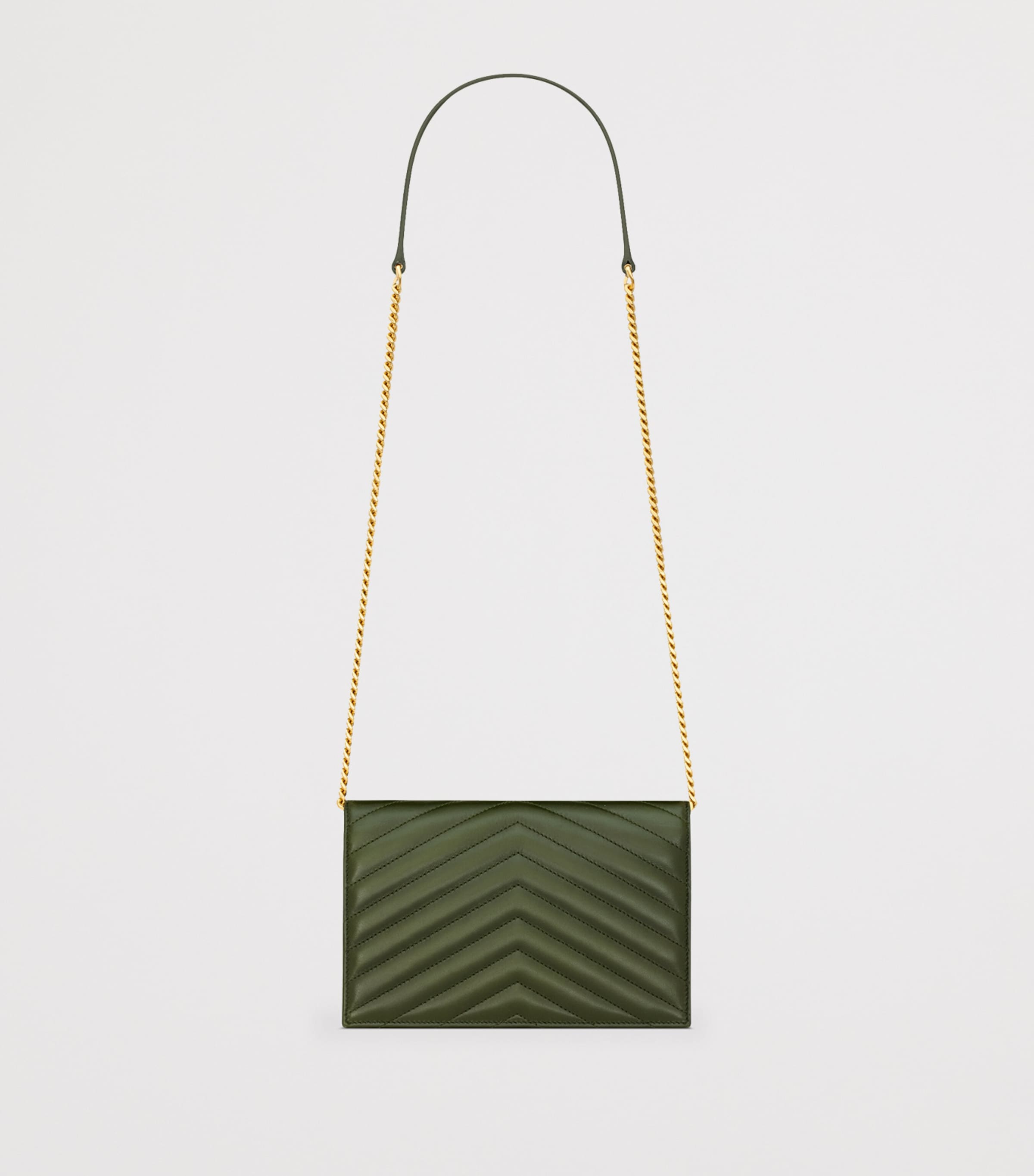 Leather Envelope Chain Wallet 3189 Image 2