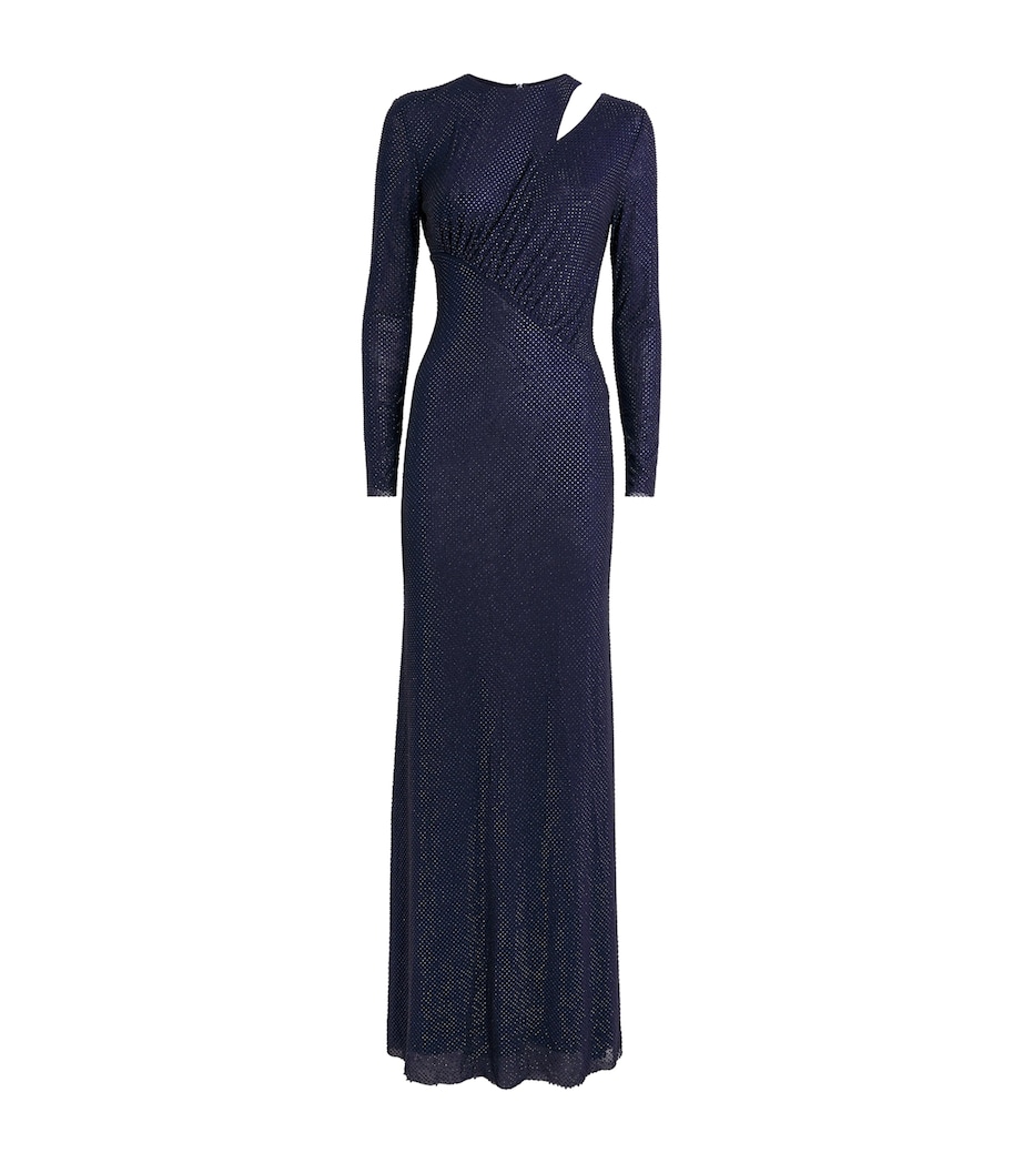 Embellished Cut-Out Maxi Dress NAVY Image 1