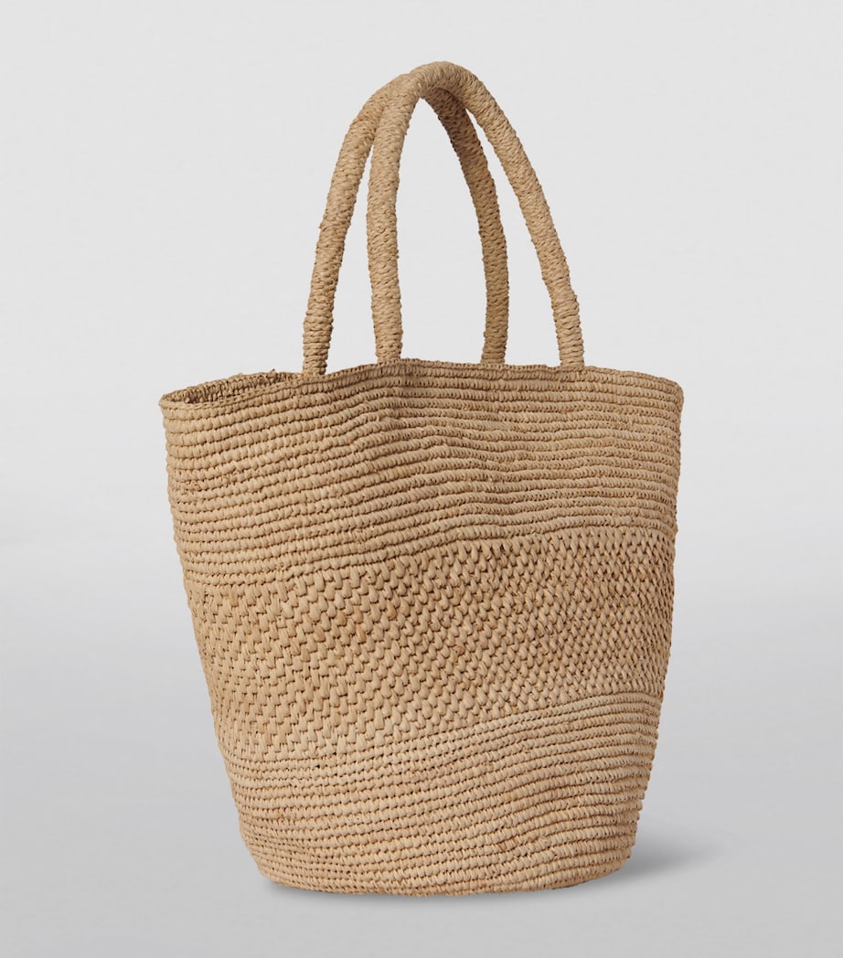The Row Emilie Raffia Tote Bag Natural Ans Image 2