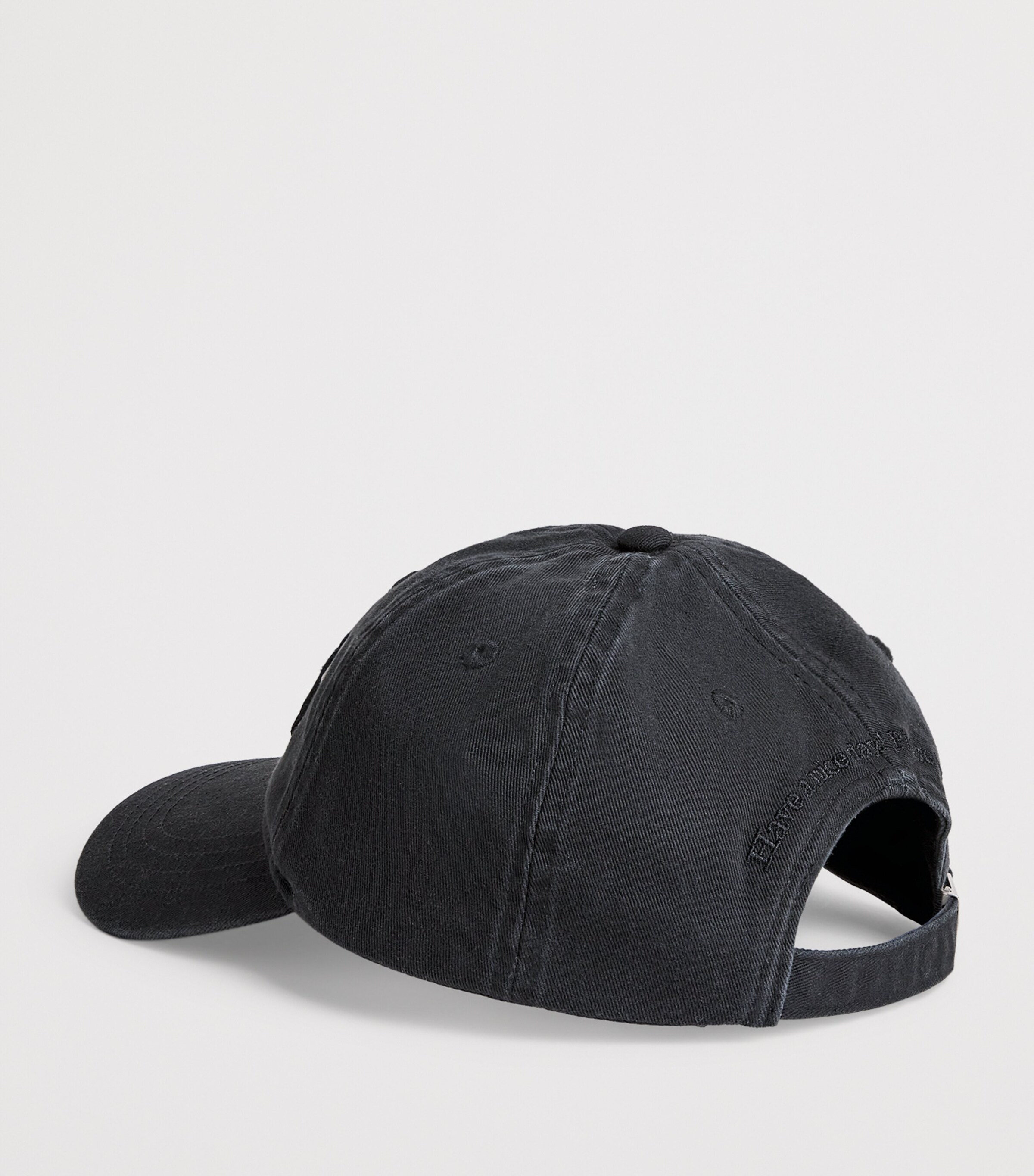 Organic Canvas Baseball Cap 099 BLACK Image 3