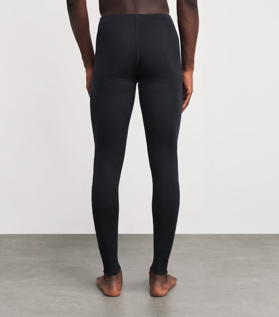 Silk-Cashmere Long Johns 0019 BLACK Image 3