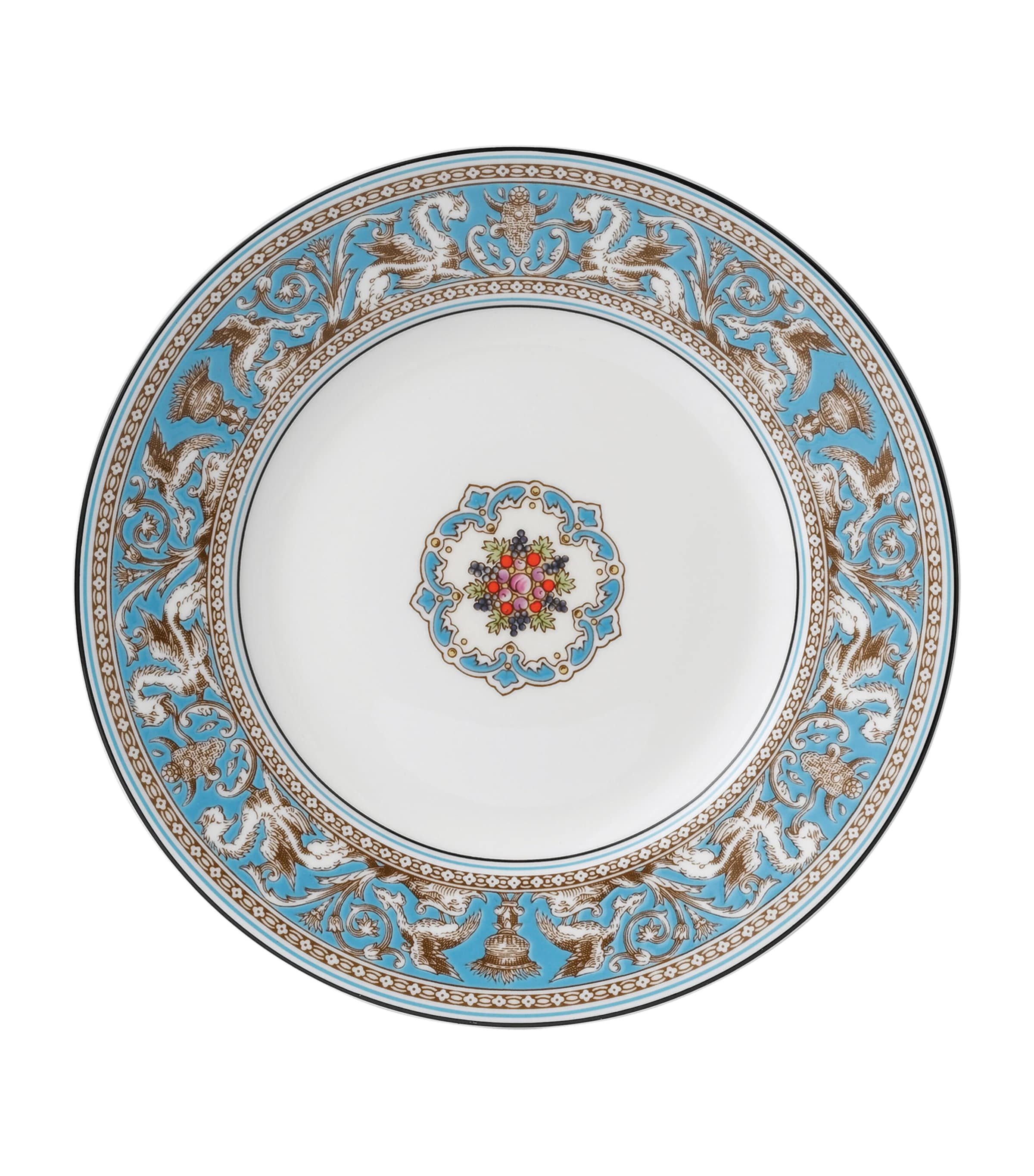 Wedgwood Florentine Turquoise Plate In Blue
