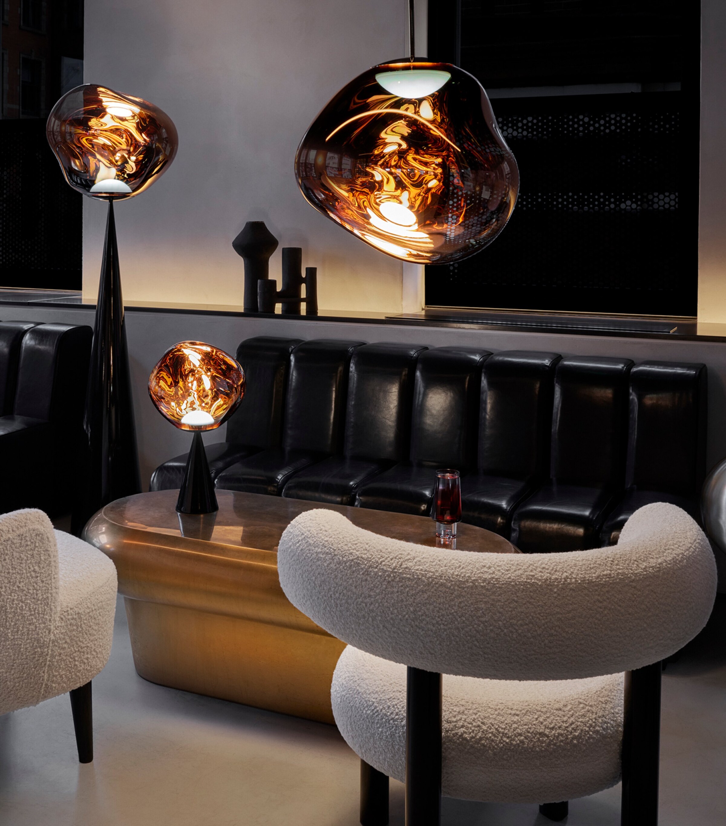 Tom Dixon Melt Pendant Light Gold Image 4