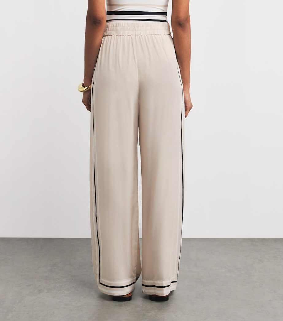 Thomson Wide-Leg Trousers SAND STRIPE Image 4