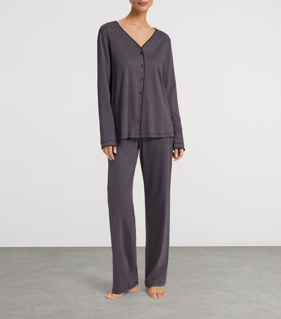 Cotton Una Pyjama Set BLACK PEARL Image 3