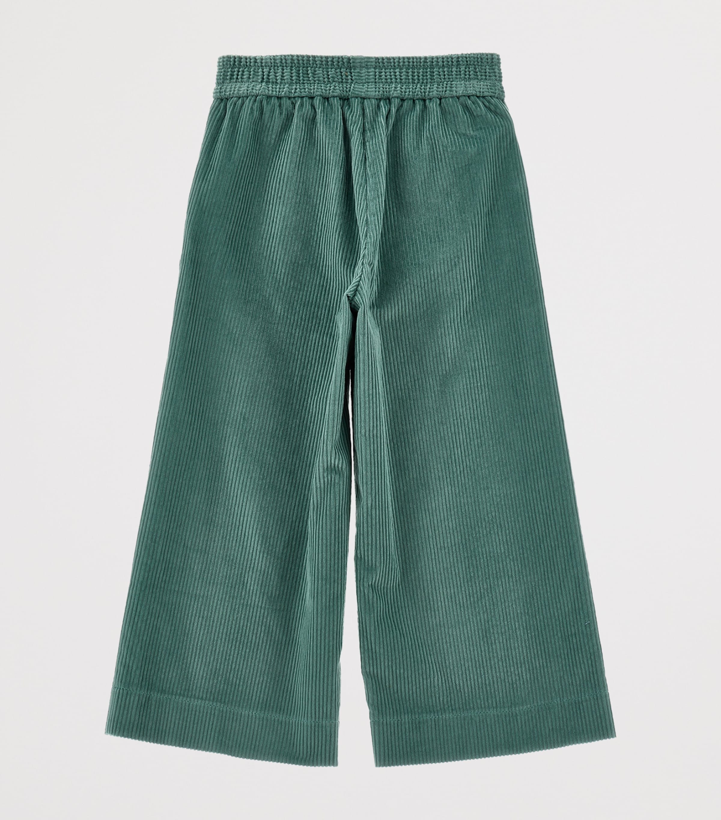 Corduroy Wide-Leg Trousers (2-12 Years) VERDE SALVIA Image 2