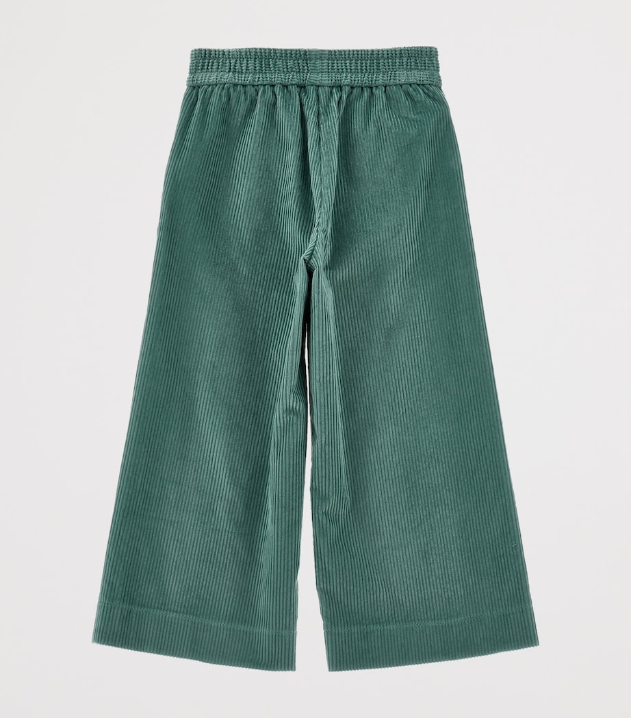 Corduroy Wide-Leg Trousers (2-12 Years) VERDE SALVIA Image 2