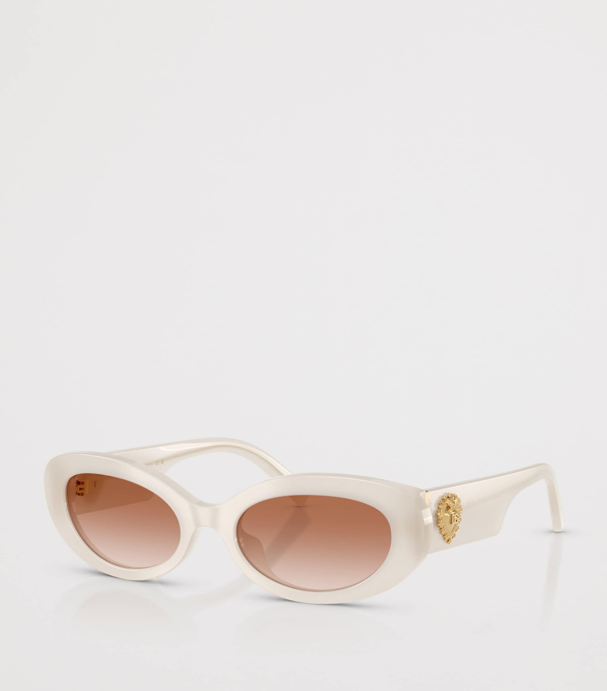 Dolce&Gabbana Oval Sunglasses White Image 2