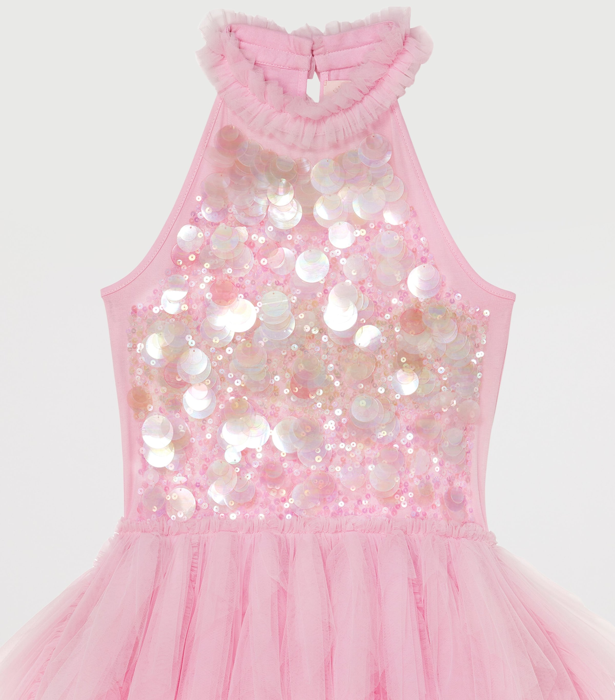 Tutu Du Monde Tulle Embellished Sunset Bliss Dress (2-11 Years) Candy Floss Image 4