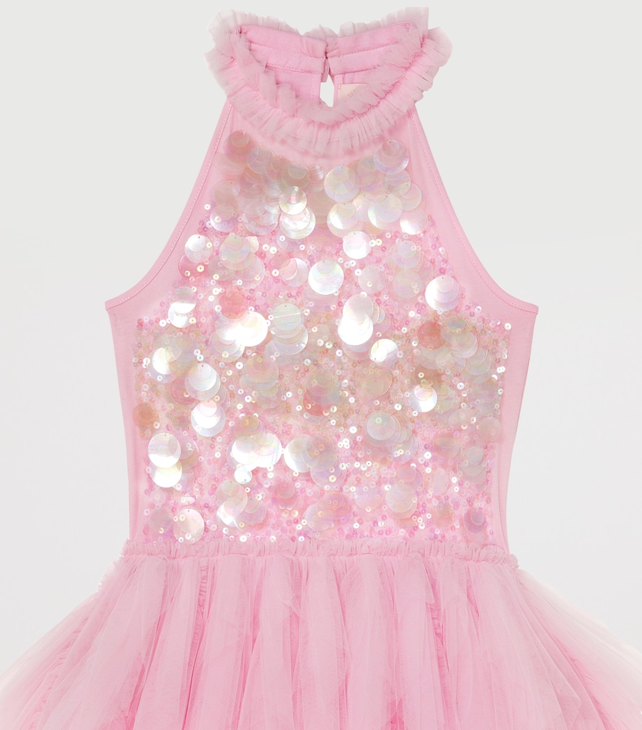 Tutu Du Monde Tulle Embellished Sunset Bliss Dress (2-11 Years) Candy Floss Image 4
