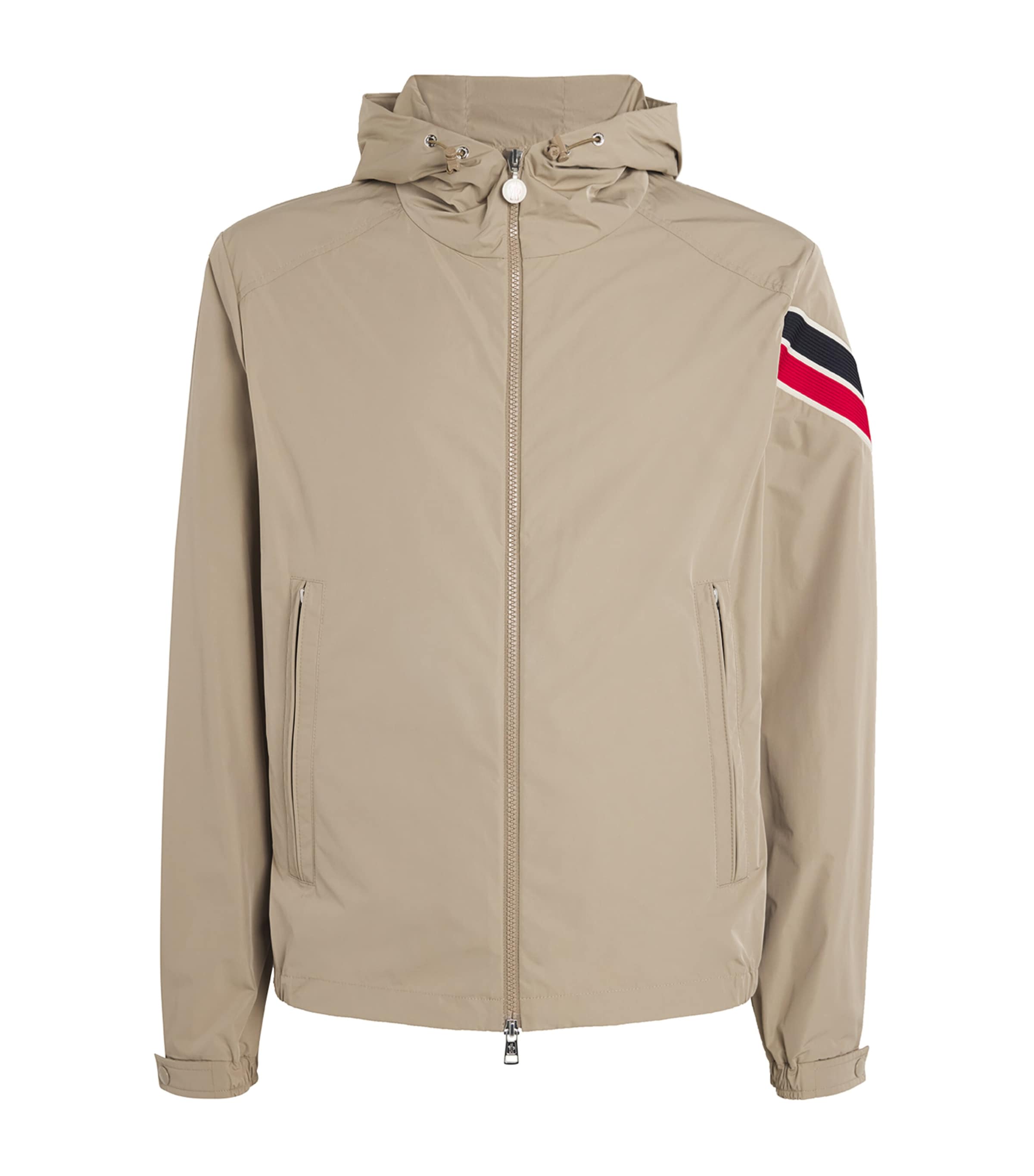 Moncler Claut Windbreaker Jacket In Beige