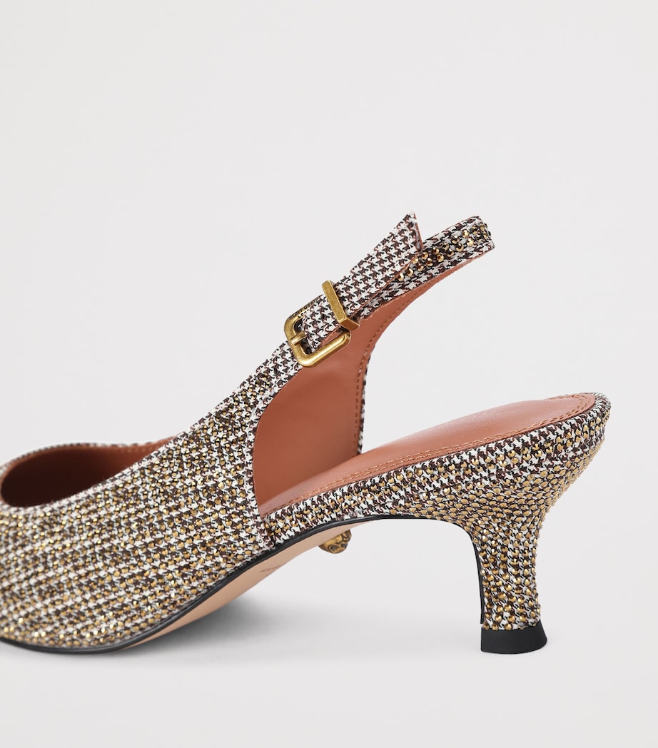 Kurt Geiger London Stepney Slingback Pumps Beige Image 3