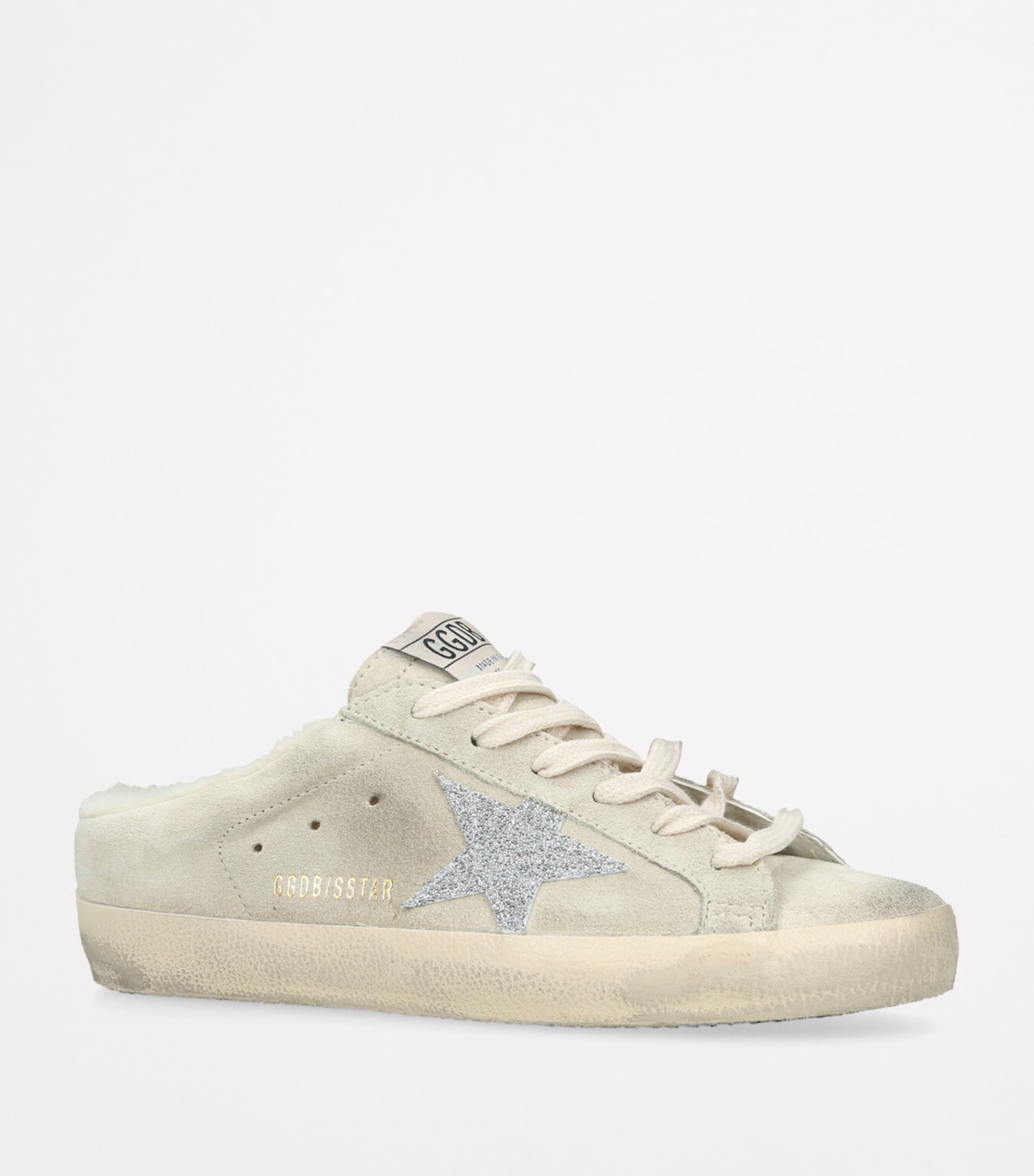 Golden Goose Suede Super-Star Sabot Sneakers White/comb Image 3