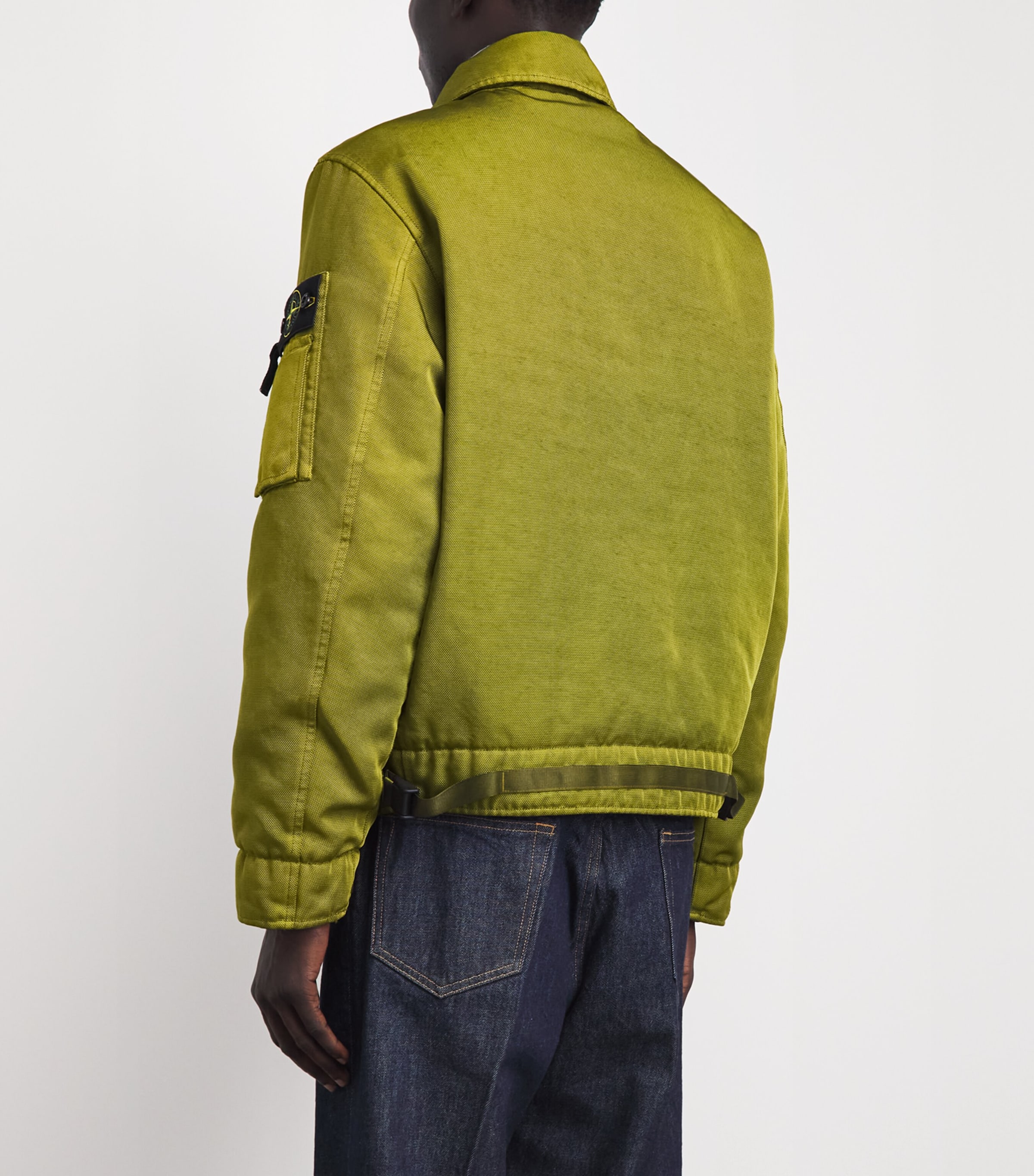 Stone Island Mens Organic Cotton Bomber Jacket Image 5