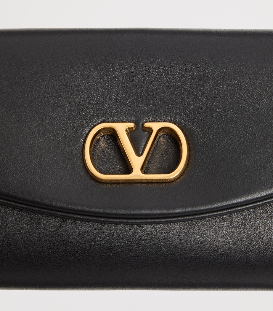 Leather Vain Soft Shoulder Bag 0NO Image 6