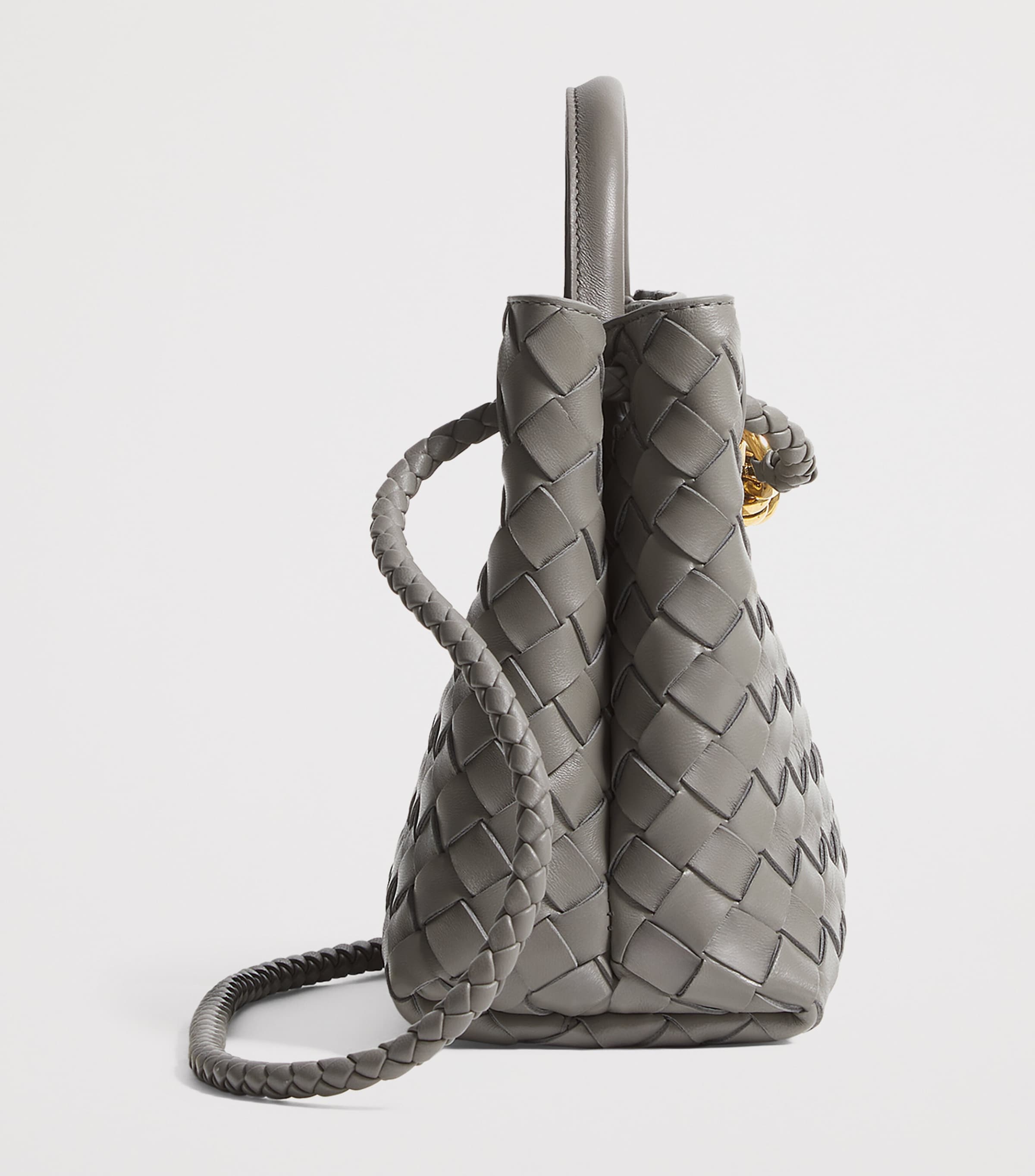 Bottega Veneta Nappa Leather Andiamo Shoulder Bag Image 4