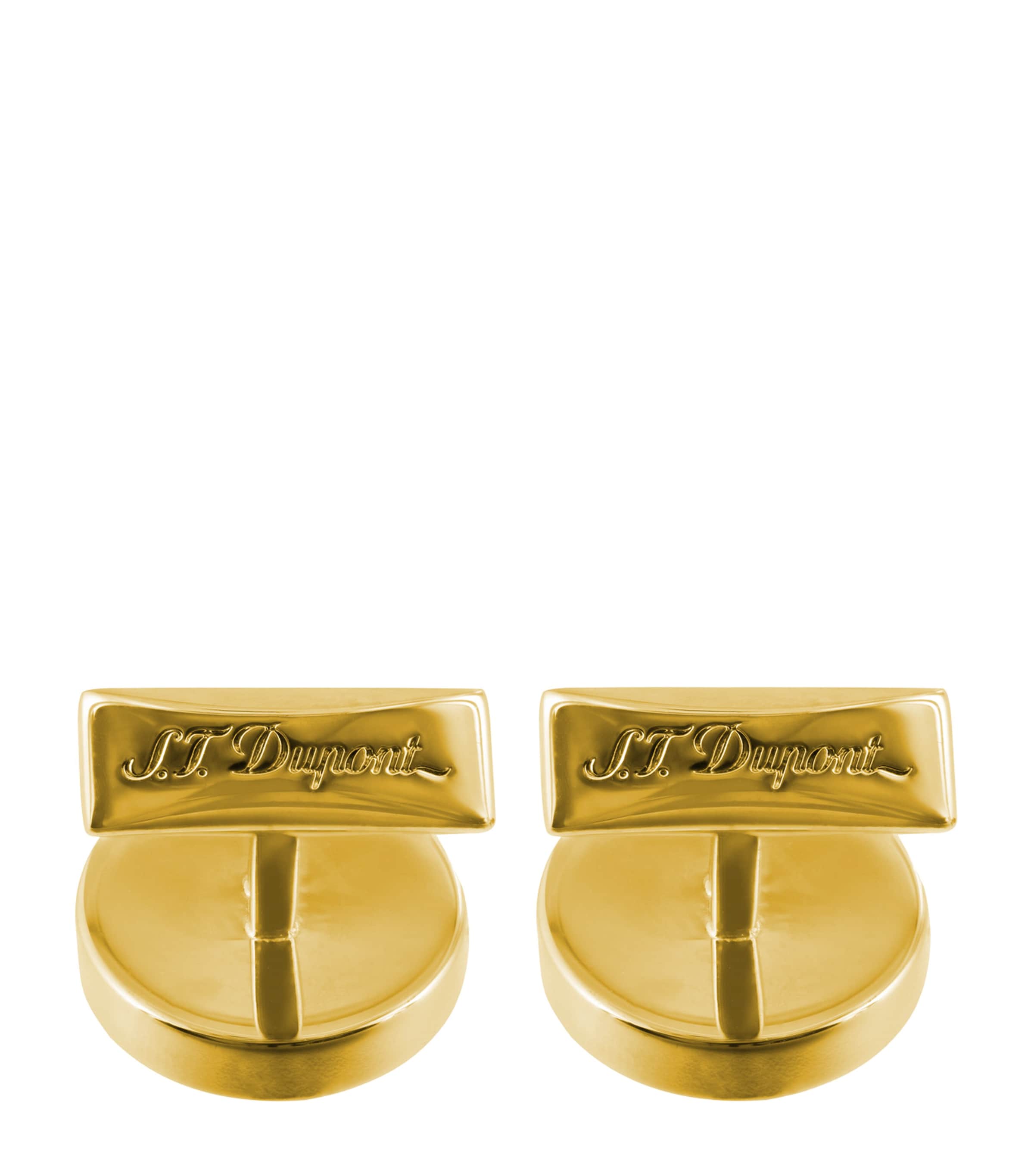 Iconic Logo Cufflinks GOLD/BLACK Image 4