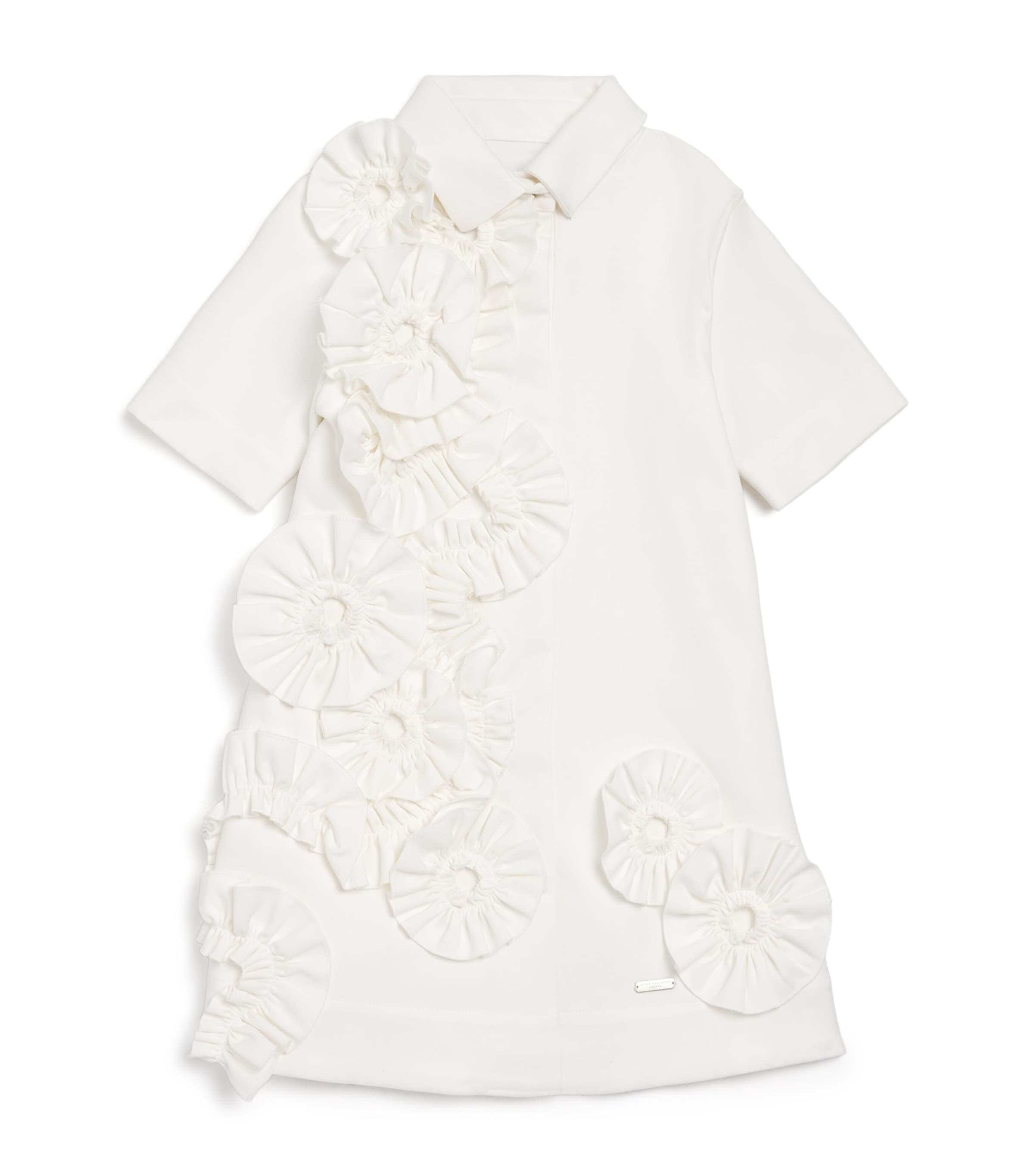 Jessie And James Floral Appliqué Sunkissed Dress In White
